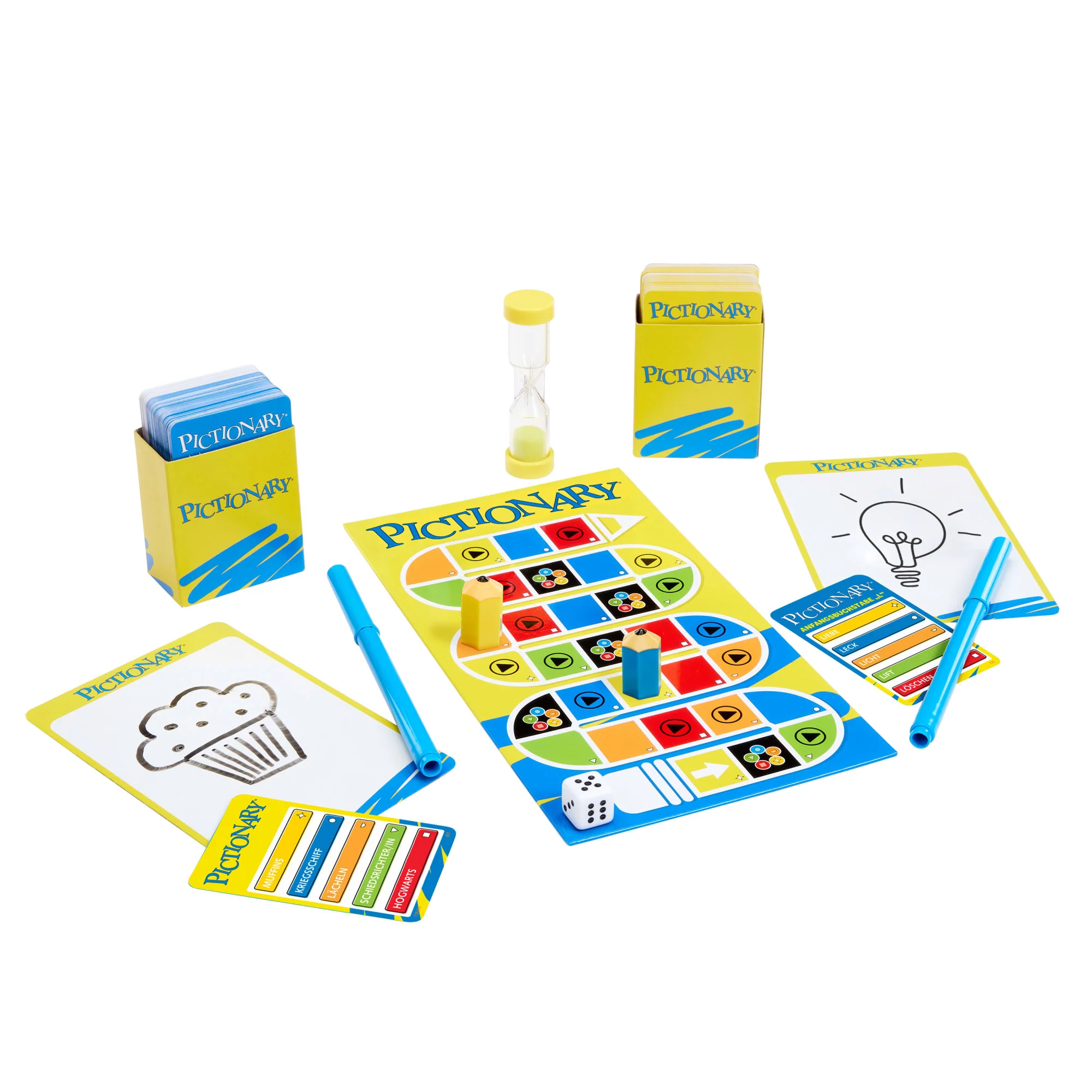 Pictionary Familienbrettspiel Für Kinder Und Erwachsene Und Spieleabende Mit Abwischbaren Maltafeln Und Stiften - Image 6