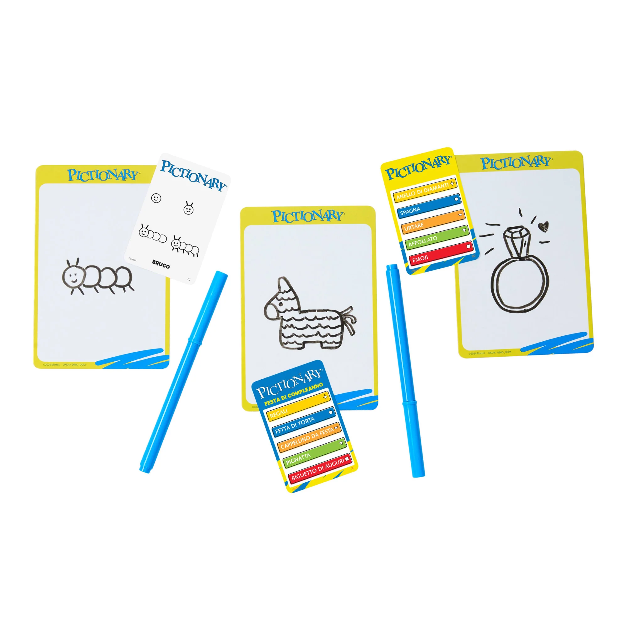 Pictionary, Gioco Da Tavolo Per Bambini, Adulti E Serate Giochi in Famiglia Con Lavagnette E Pennarelli Cancellabili - Image 5