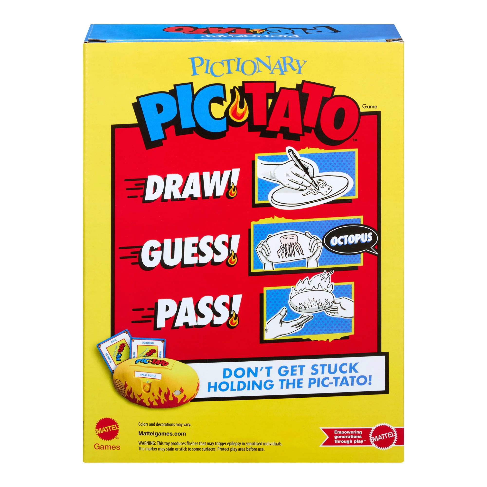 Pictionary Pic-Tato Hot Potato Game, Talks And Plays Music, Family Game For Kids, Adults And Game Night - Image 3