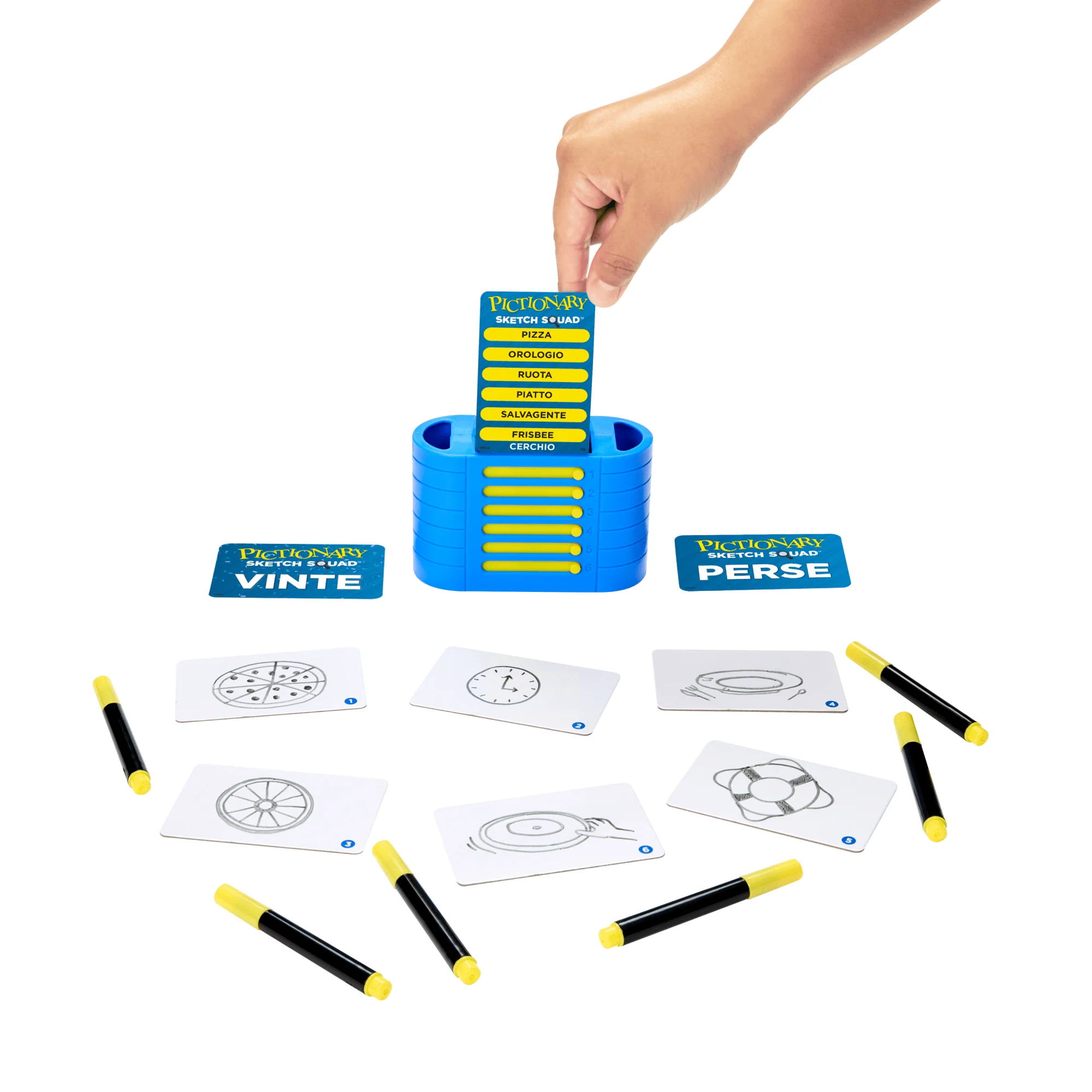 Pictionary Sketch Squad, Gioco Di Squadra Cooperativo Per Adulti, Adolescenti E Serate Di Gioco Con Porta Indizi - Image 3
