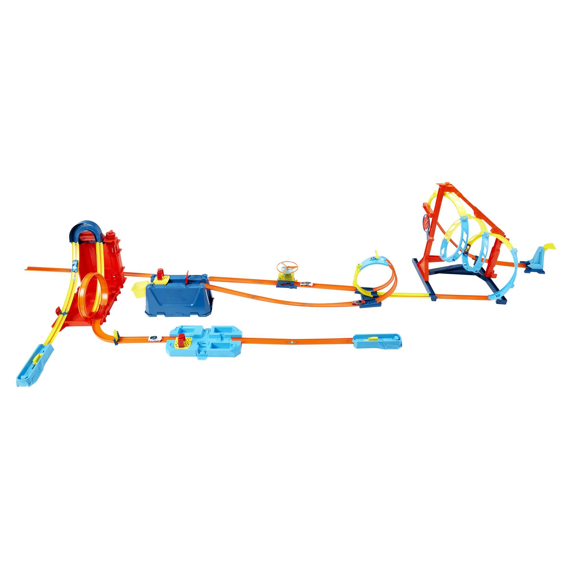 Hot Wheels Track Builder, Tramos De Pista Con Vehículo Incluido, Accesorios Para Pistas De Coches De Juguete (Mattel Bht77) - Image 3