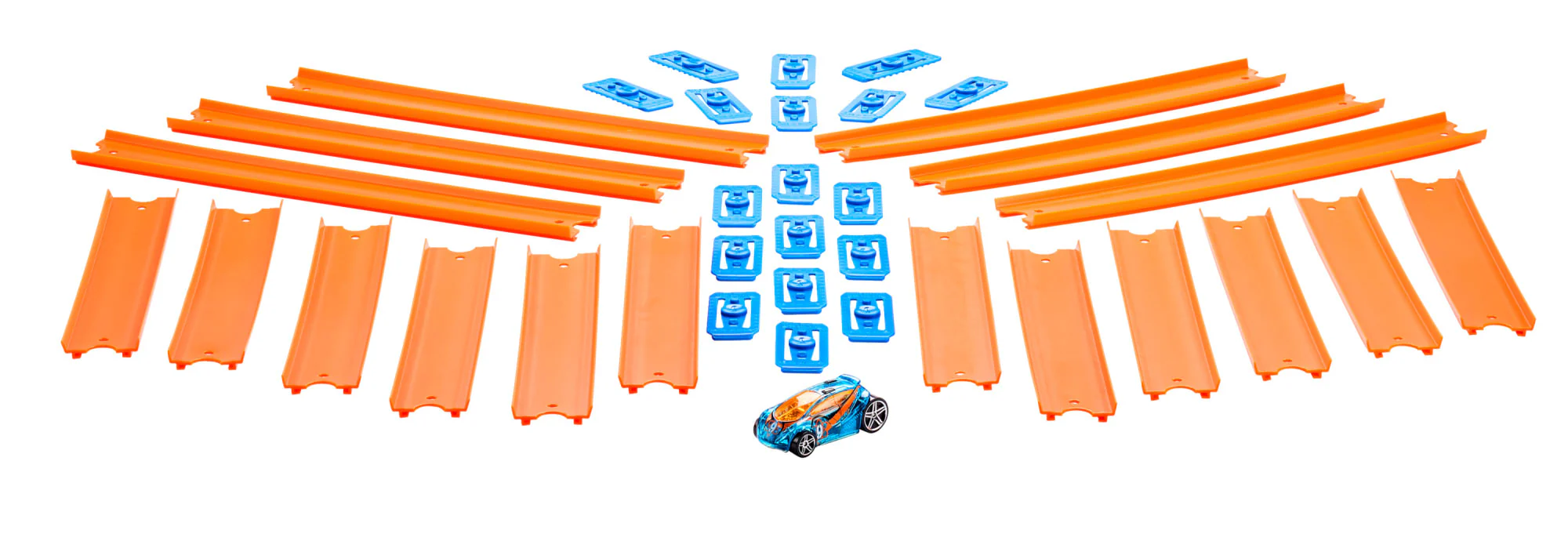 Hot Wheels Track Builder, Tramos De Pista Con Vehículo Incluido, Accesorios Para Pistas De Coches De Juguete (Mattel Bht77) - Image 4