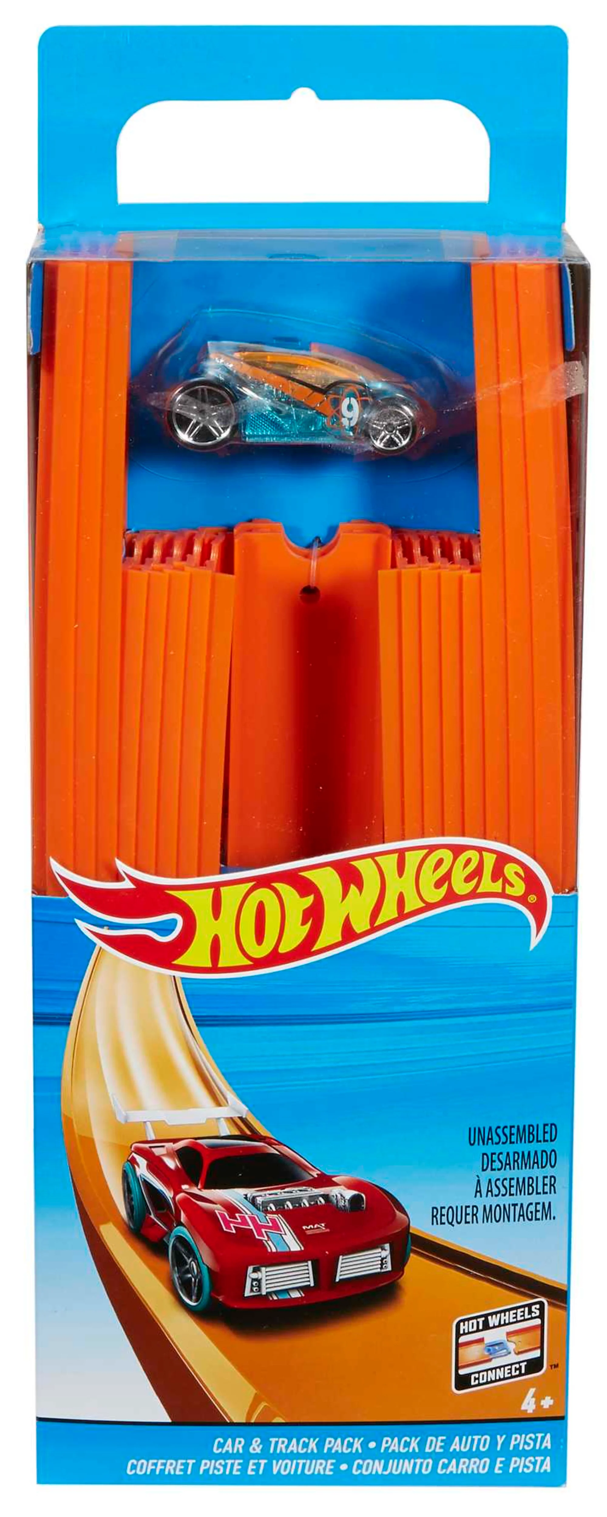 Hot Wheels Track Builder, Tramos De Pista Con Vehículo Incluido, Accesorios Para Pistas De Coches De Juguete (Mattel Bht77) - Image 6