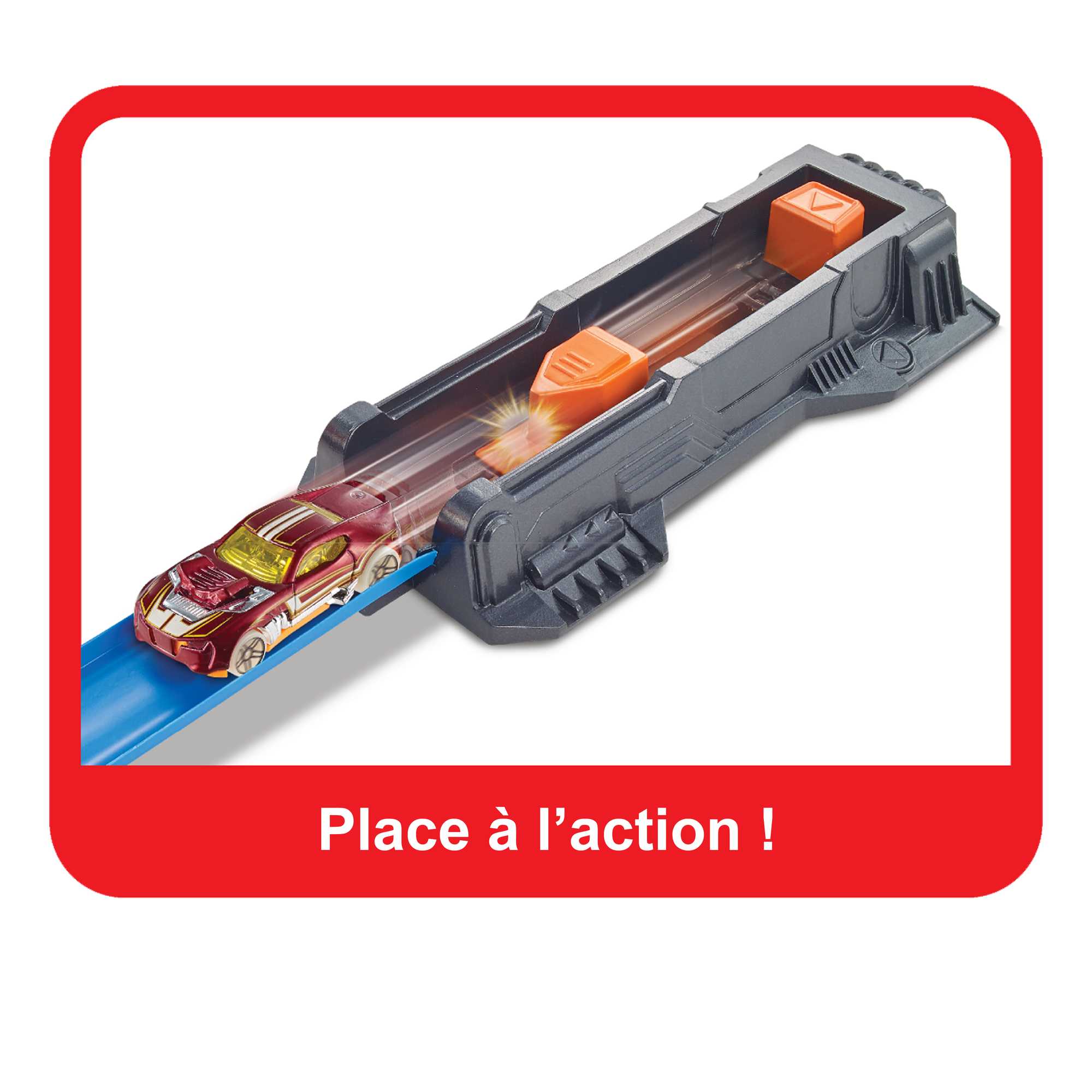 Piste Hot Wheels Looping Infernal Avec 3 Lanceurs Motorisés Et 3 Loopings - Image 5