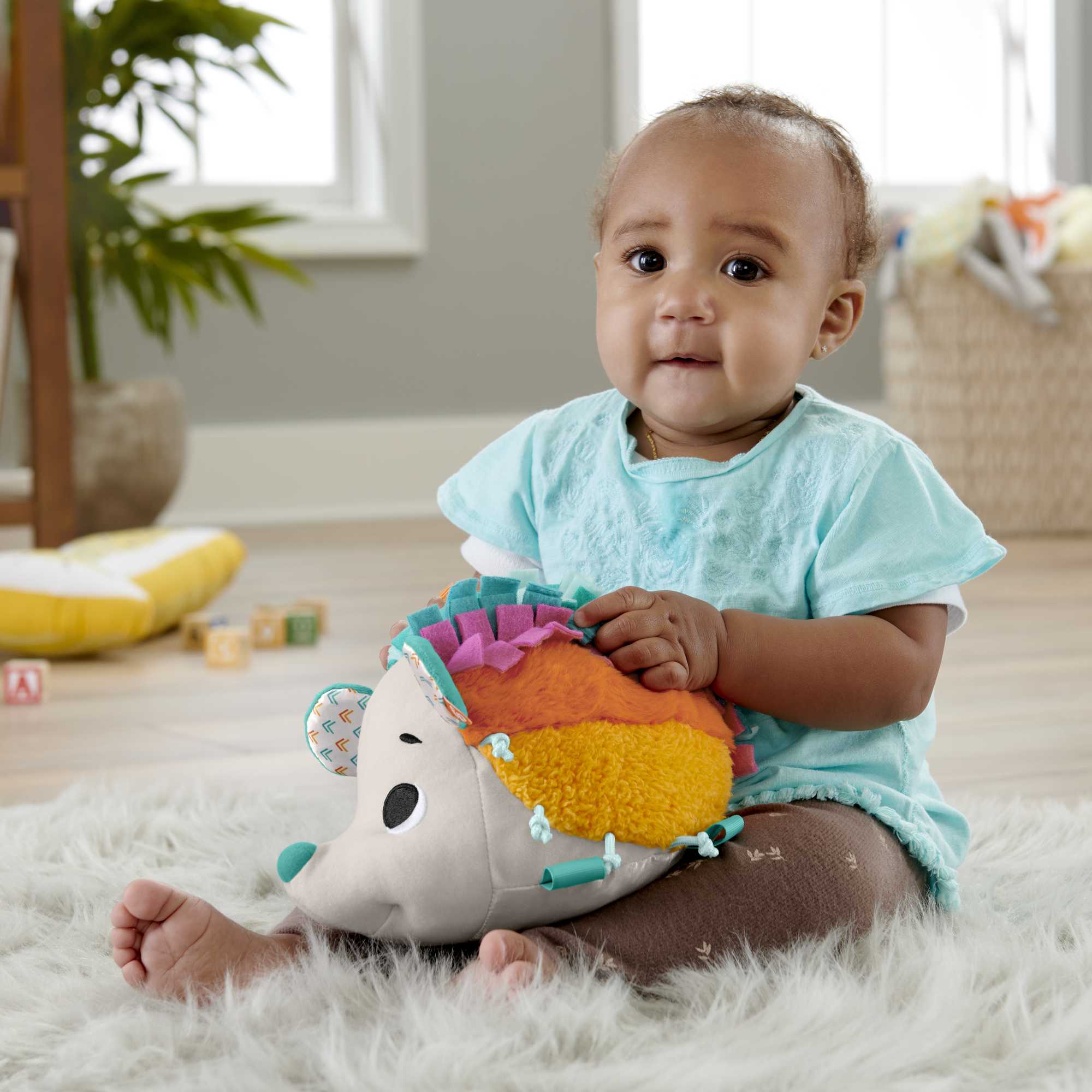 Игрушка Fisher-Price Ежик плюшевый тактильный - Image 4