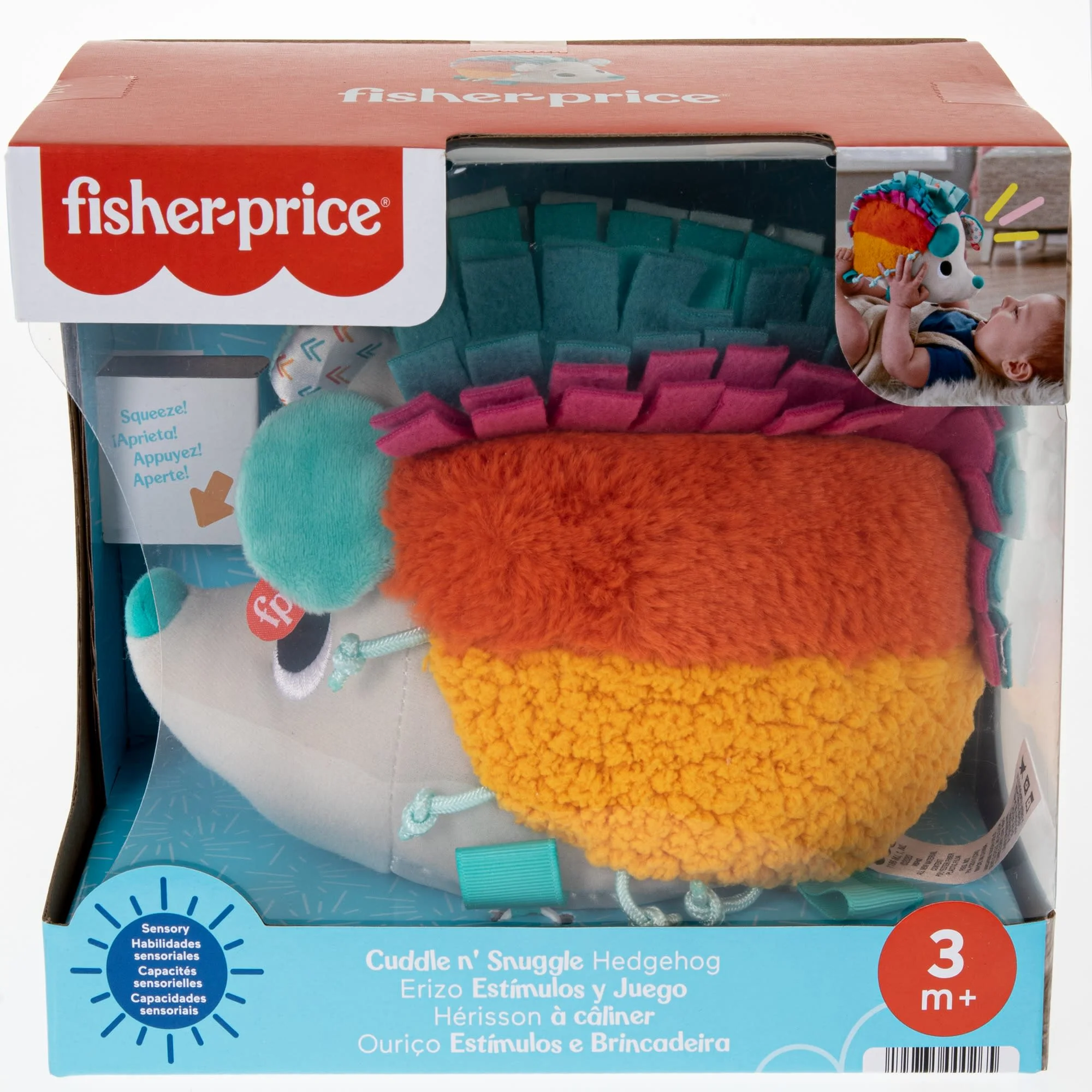 Игрушка Fisher-Price Ежик плюшевый тактильный - Image 6
