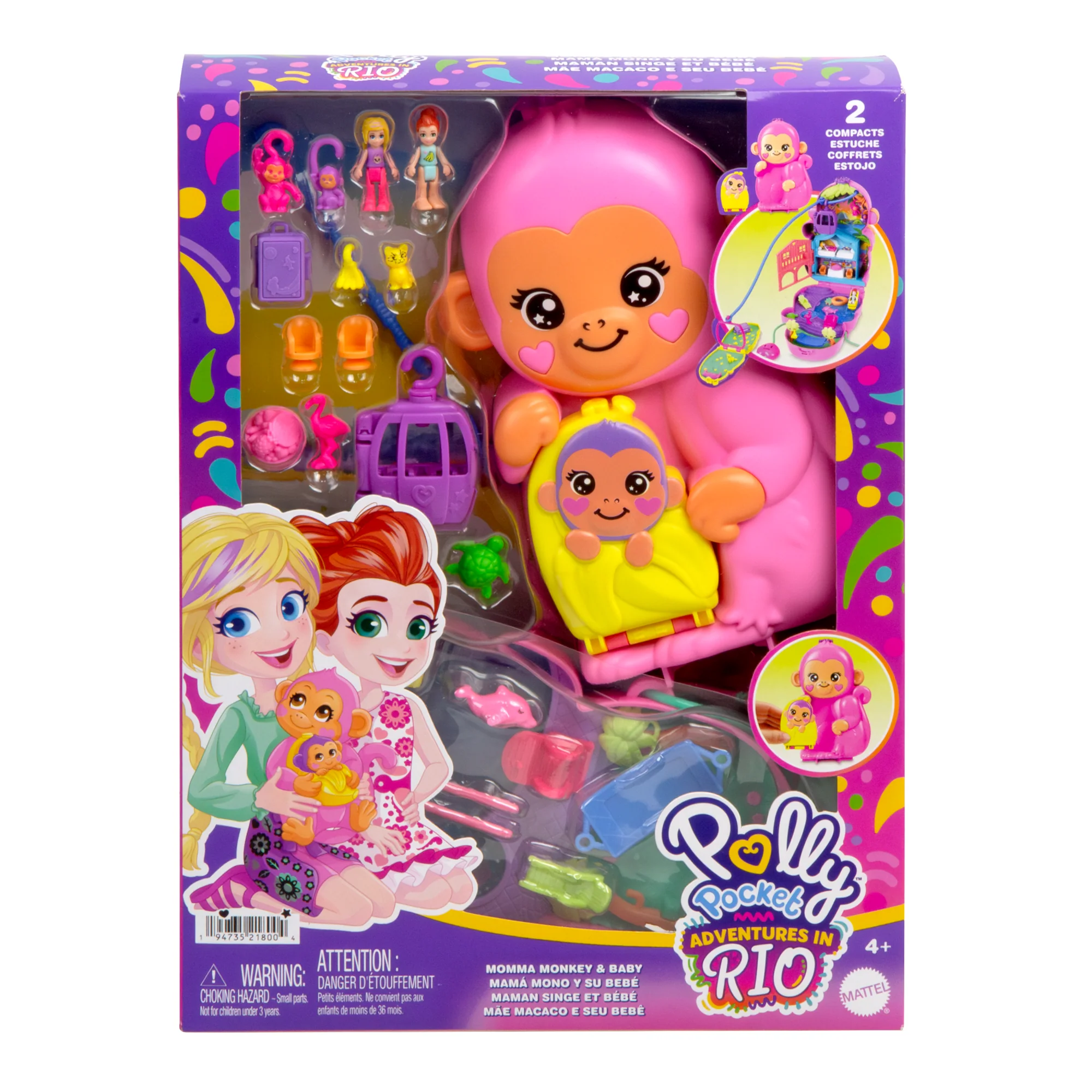 Polly Pocket Affenmama Und Baby - Image 6