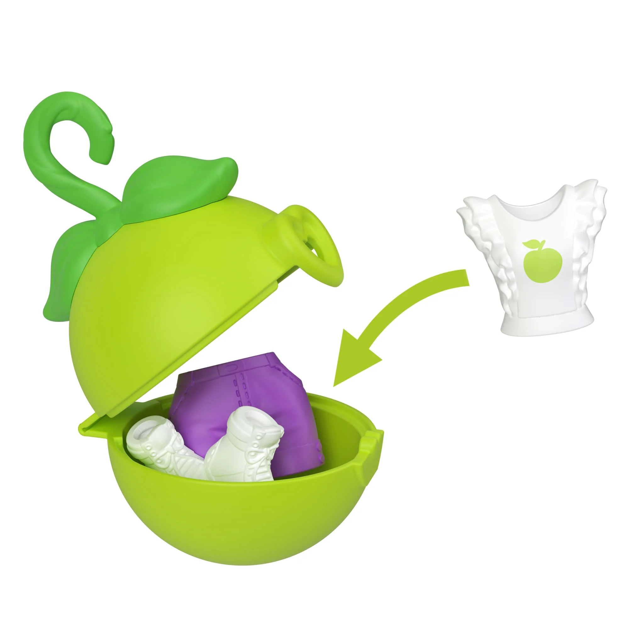 Meyve Temalı Kıyafetler Ve Tılsım Aksesuarları Ile Polly Pocket Anahtarlık Süsleme Kiti, Bebekler Ve Evcil Hayvanlar - Image 5