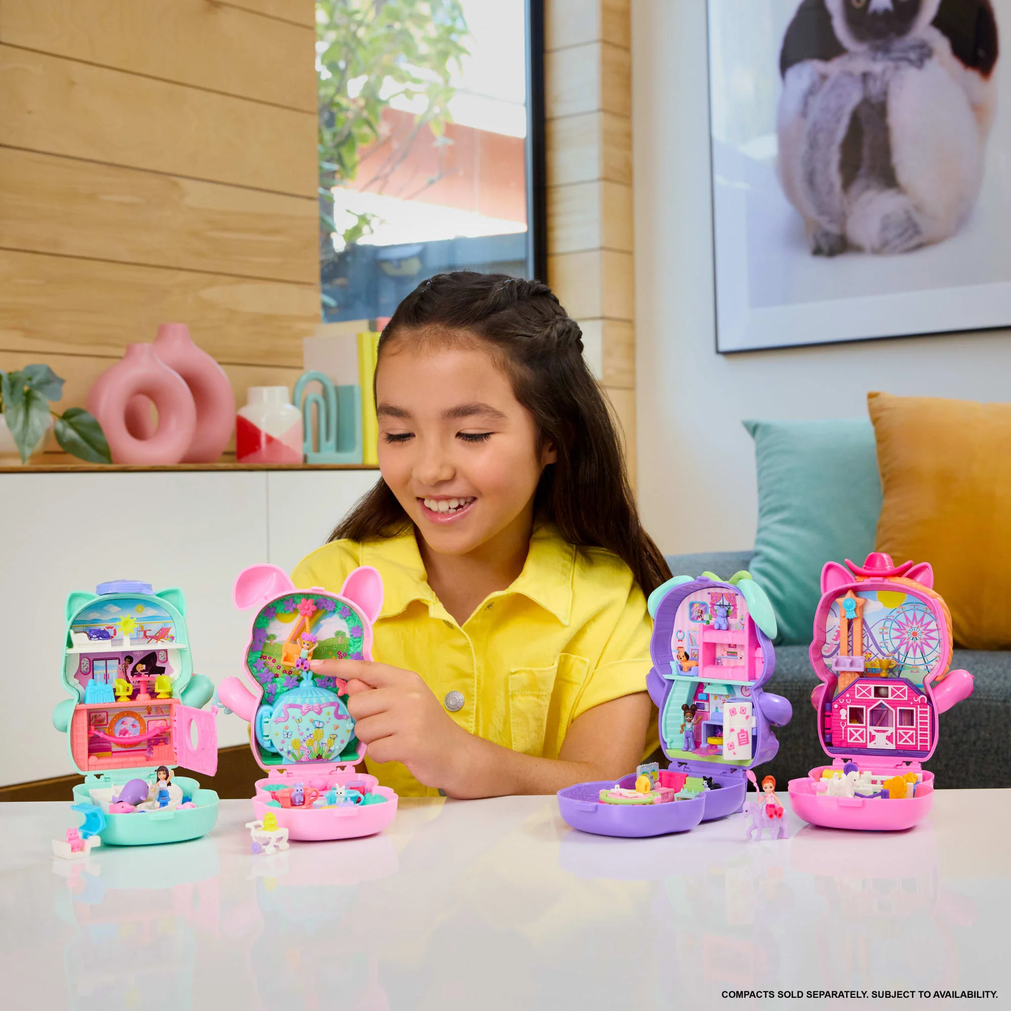 Polly Pocket-Coffrets Univers-Animal, Figurine Et Accessoires - Image 2