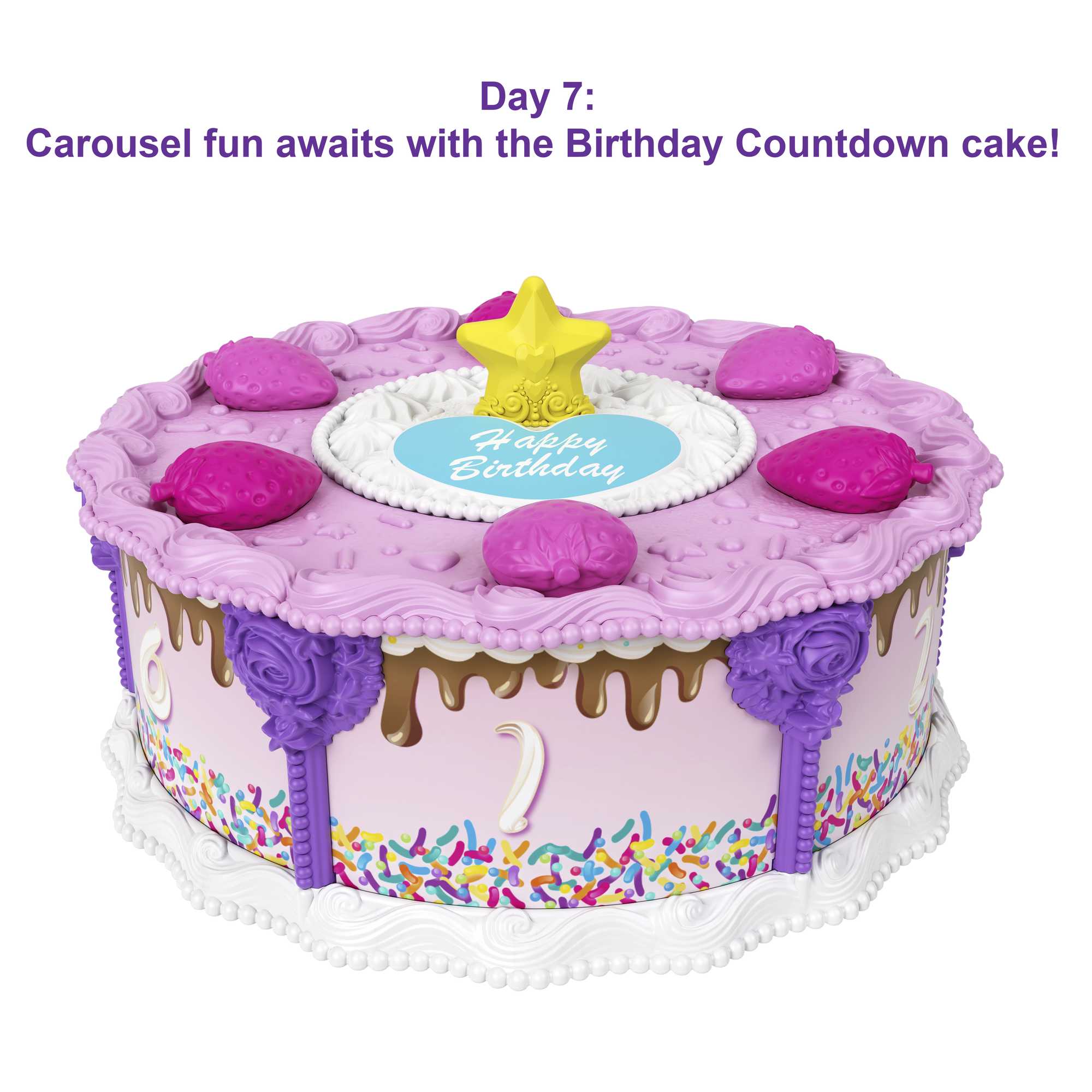 Polly Pocket Birthday Cake Countdown Playset - Image 6
