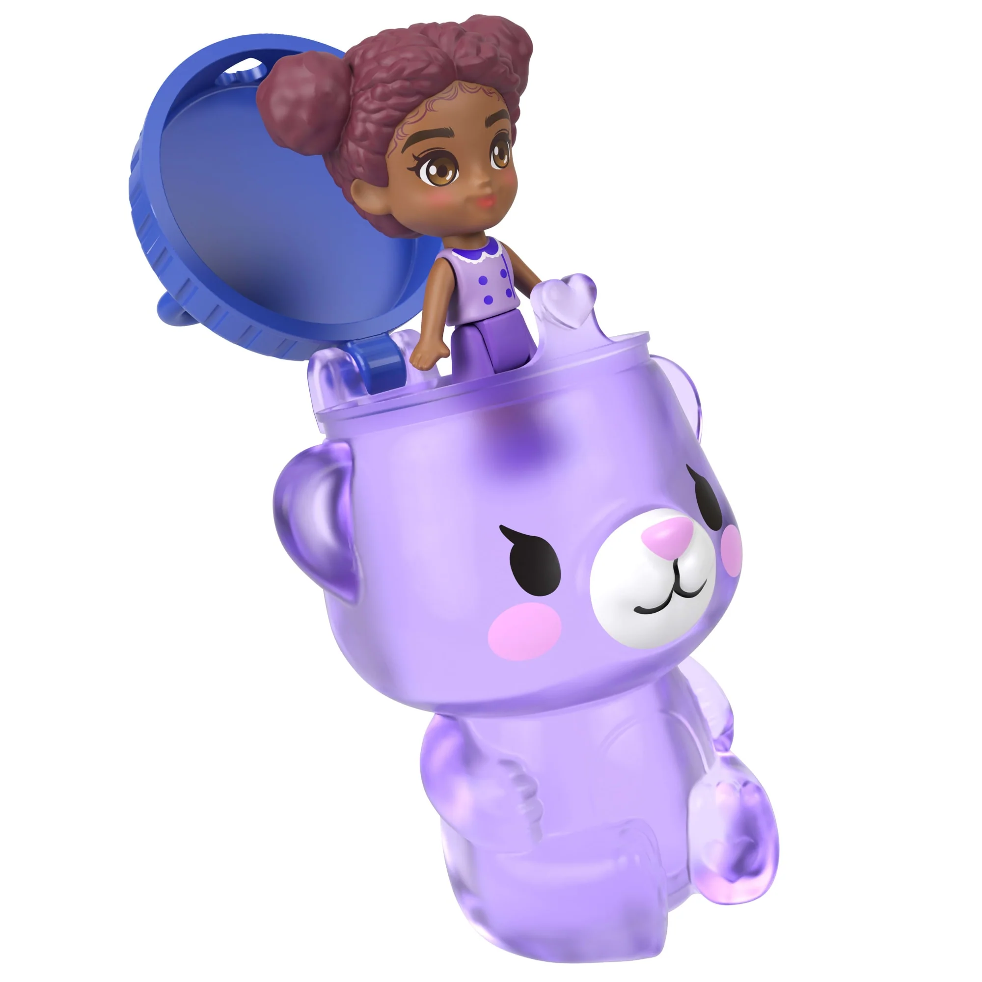 Polly Pocket Bosbessenvriendjes, Compacte Speelset Met 1 Micropop En Dierenvriendje, Speelgoed Voor Onderweg Met Fruitaccessoires - Image 4