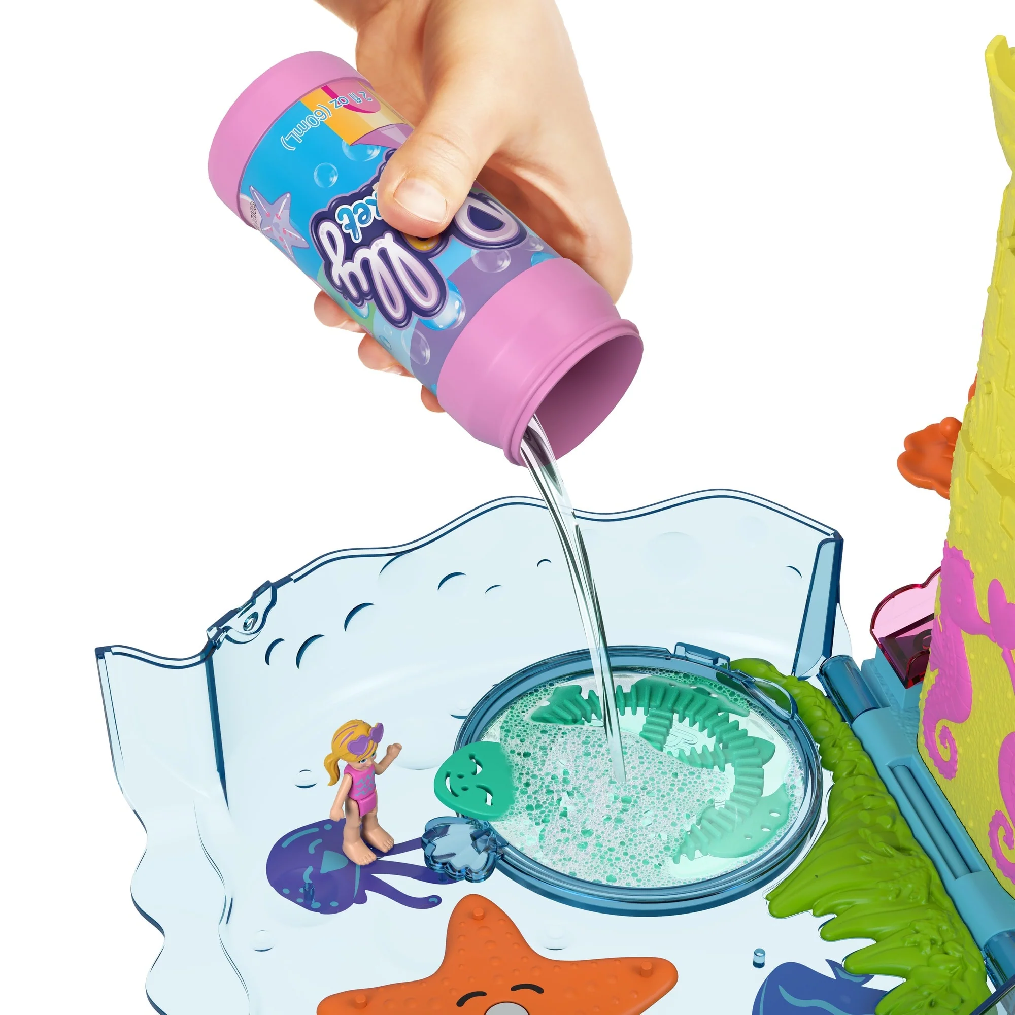 Polly Pocket Bubble Aquarium with Underwater Theme - Image 3