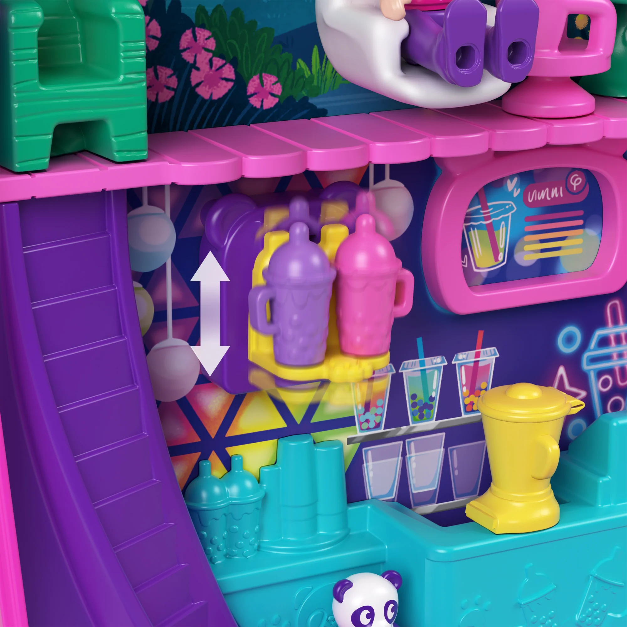 Polly Pocket Bubble tea pandy Zestaw kompaktowy - Image 3