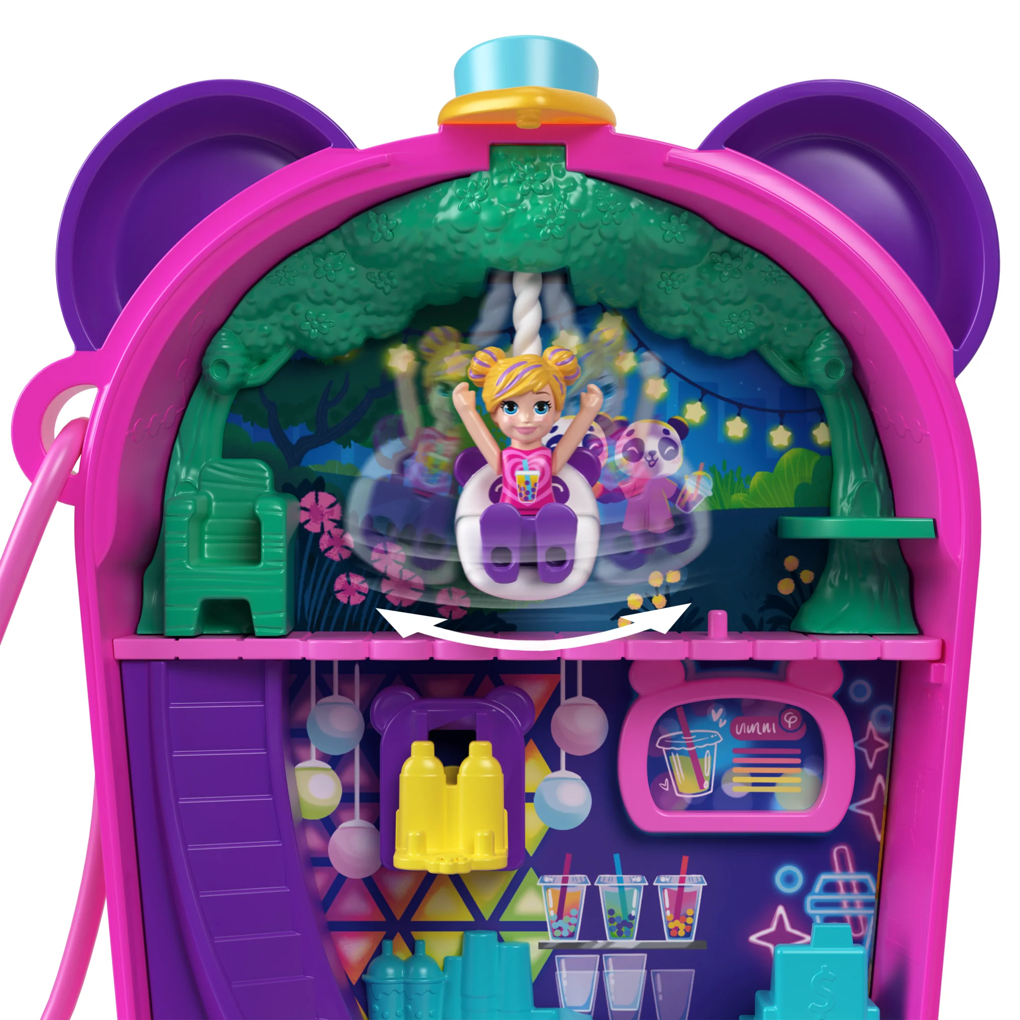 Polly Pocket Bubble tea pandy Zestaw kompaktowy - Image 4