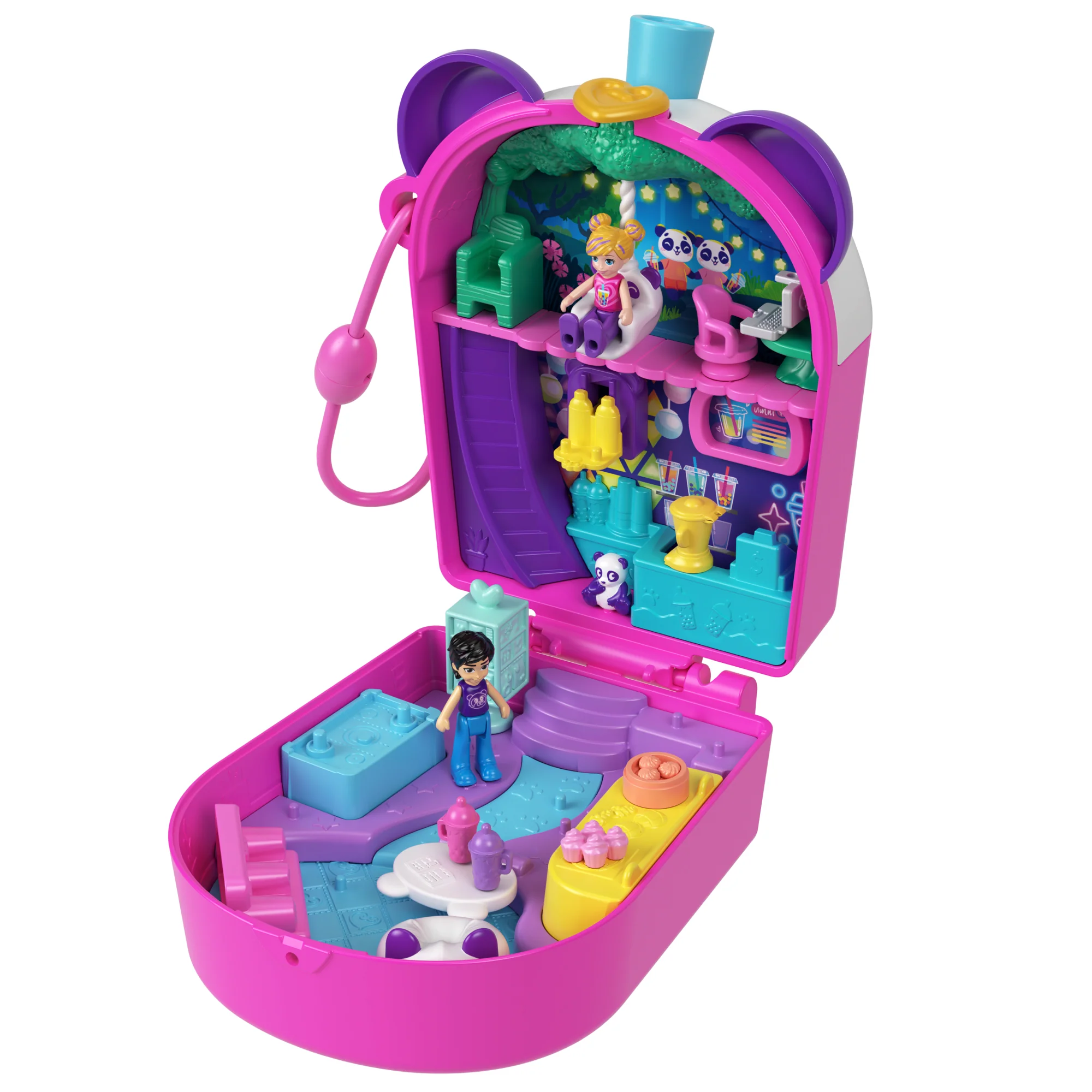 Polly Pocket Bubble tea pandy Zestaw kompaktowy - Image 5