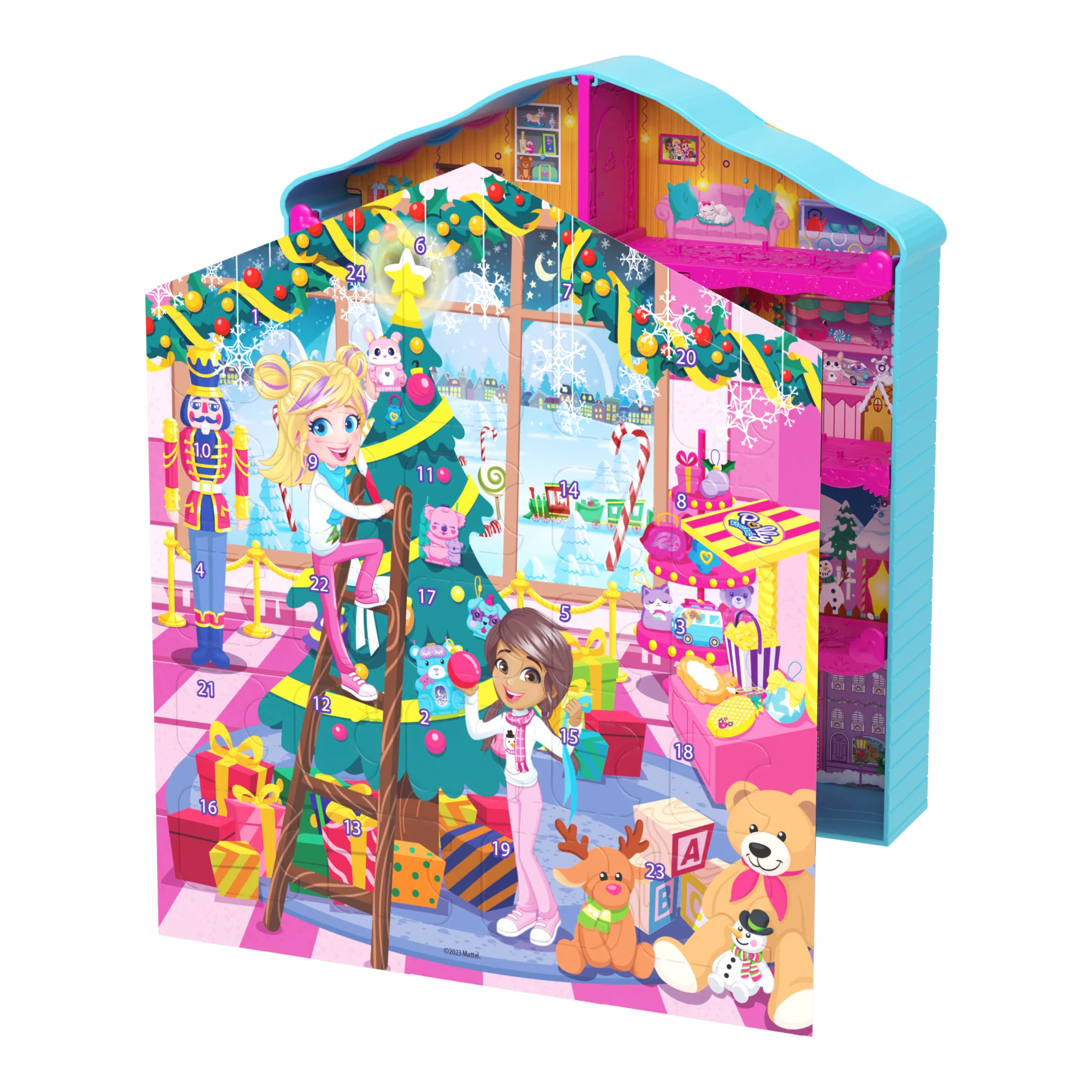 Polly Pocket-Calendrier De L’Avent-Coffret Avec Maison Avec Meubles - Image 4