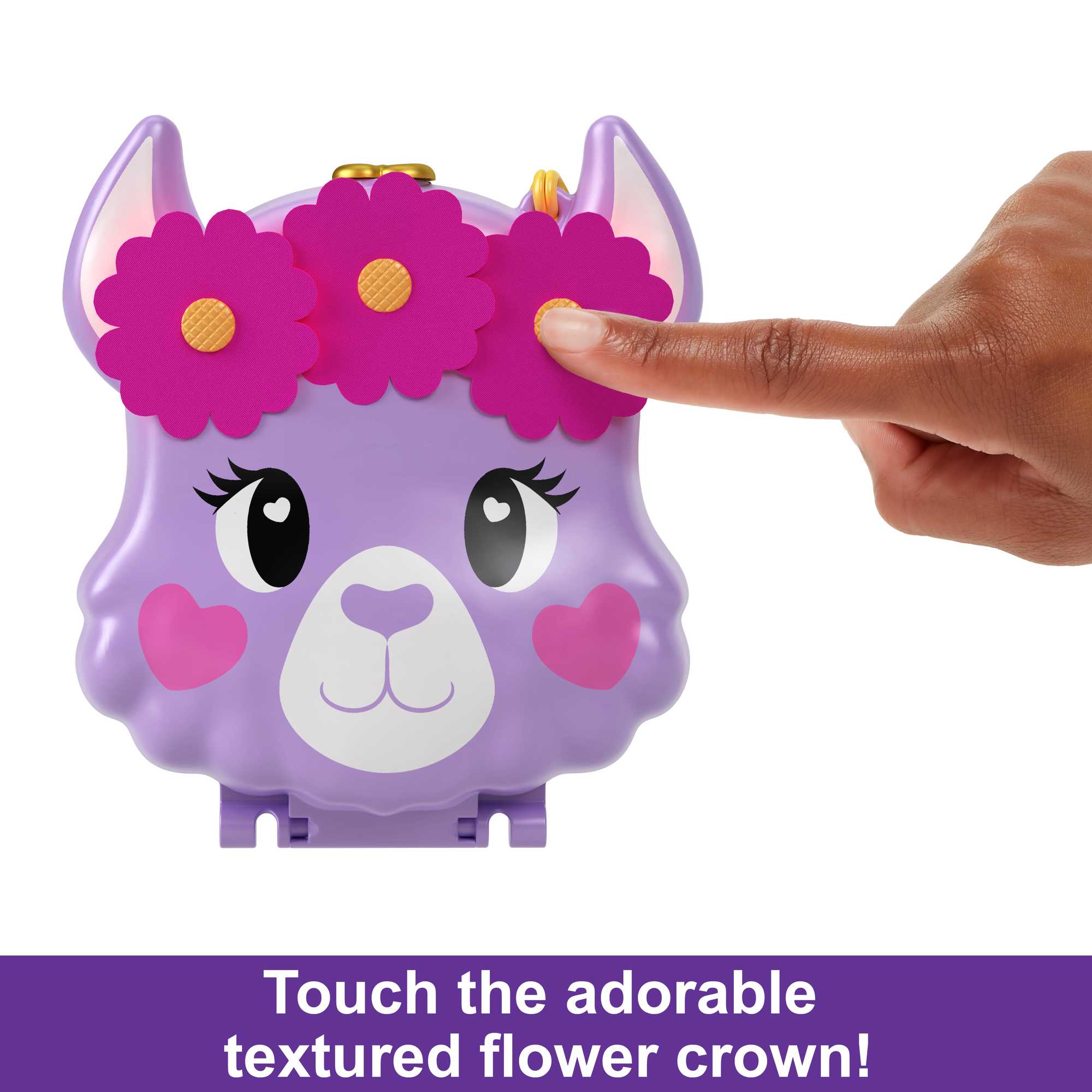 Polly Pocket Camp Adventure Llama Compact - Image 3