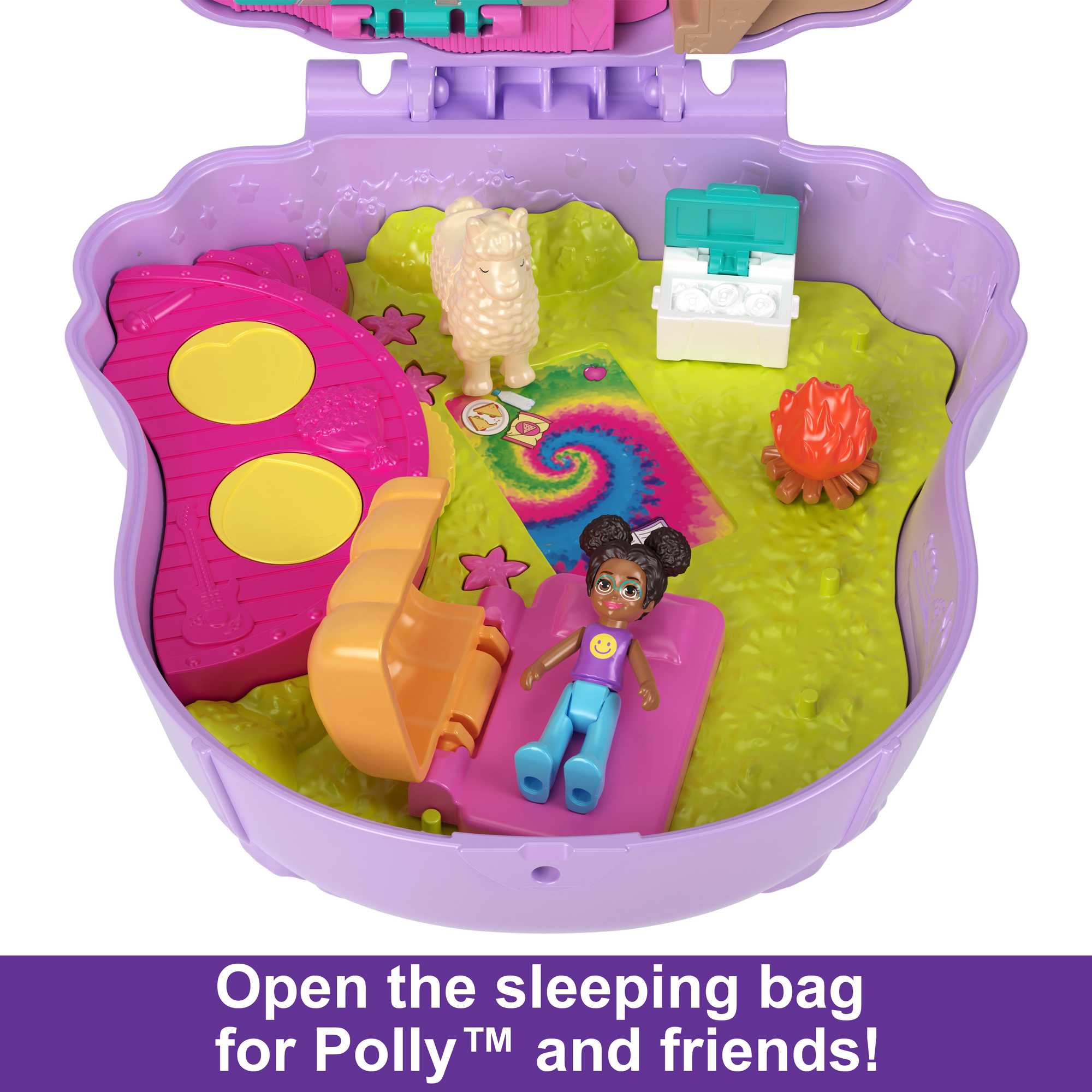 Polly Pocket Camp Adventure Llama Compact - Image 4