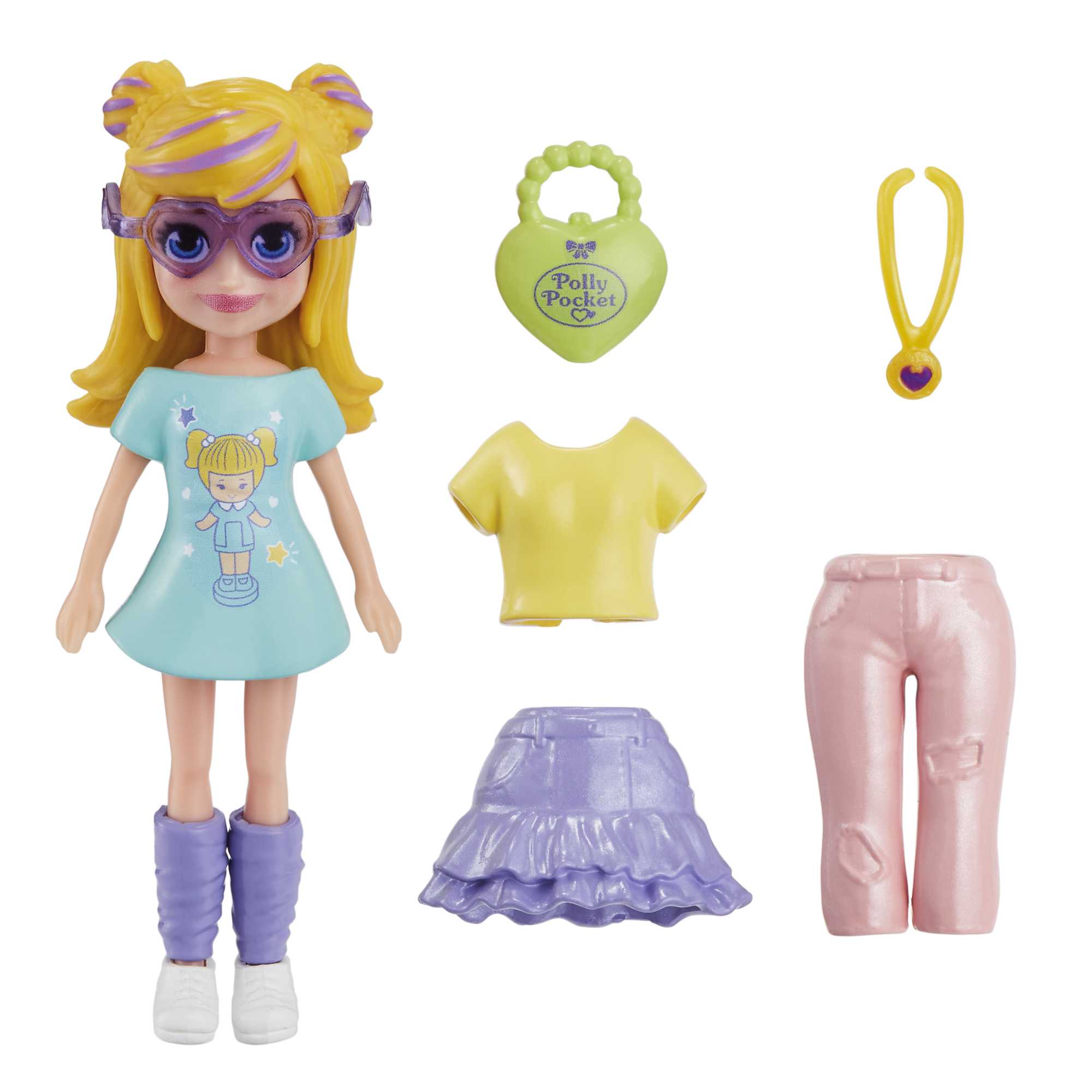 Polly Pocket Κούκλες Και Αξεσουάρ, Κούκλα Polly 7,6 Εκ. Με 5 Αξεσουάρ - Image 11
