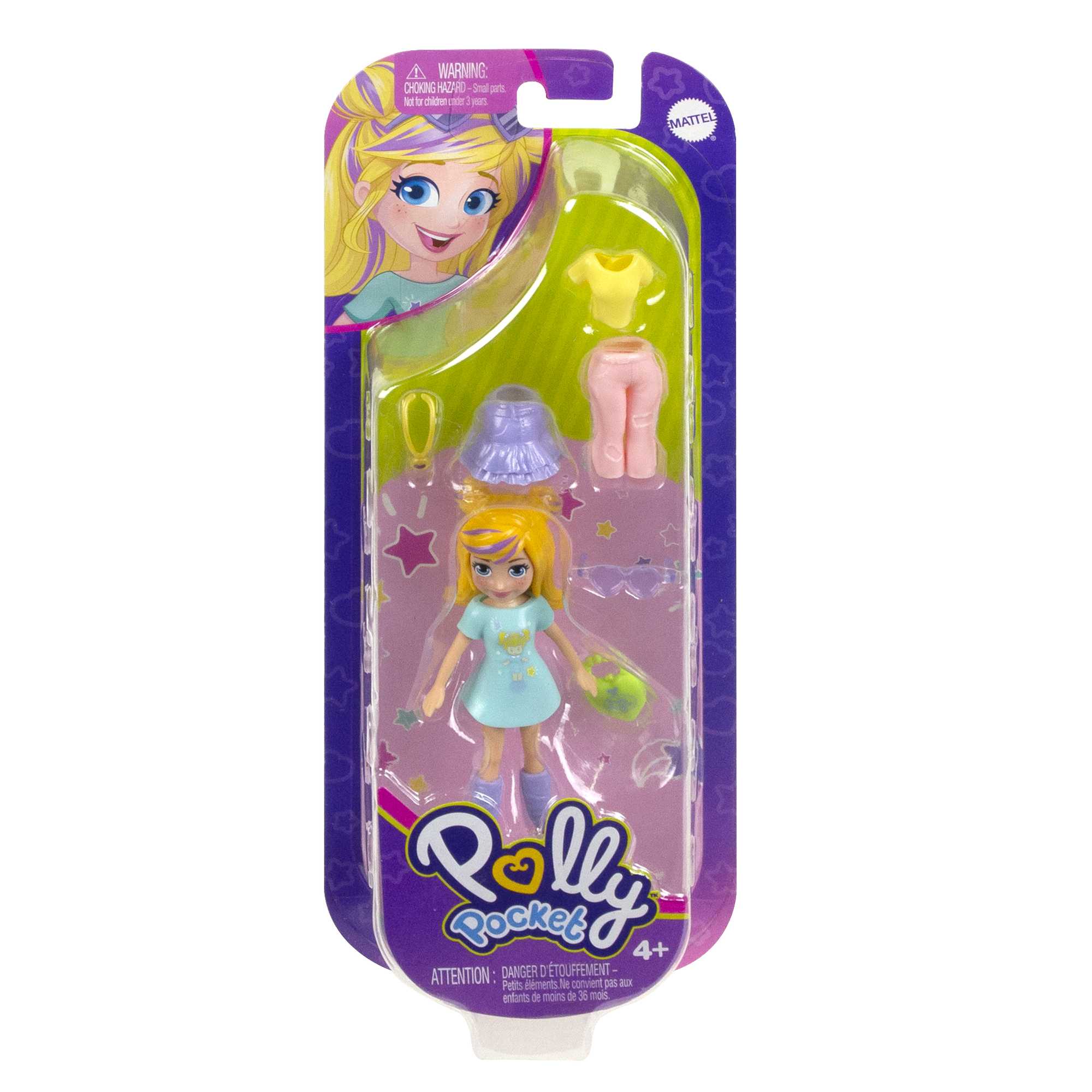 Polly Pocket Κούκλες Και Αξεσουάρ, Κούκλα Polly 7,6 Εκ. Με 5 Αξεσουάρ - Image 5