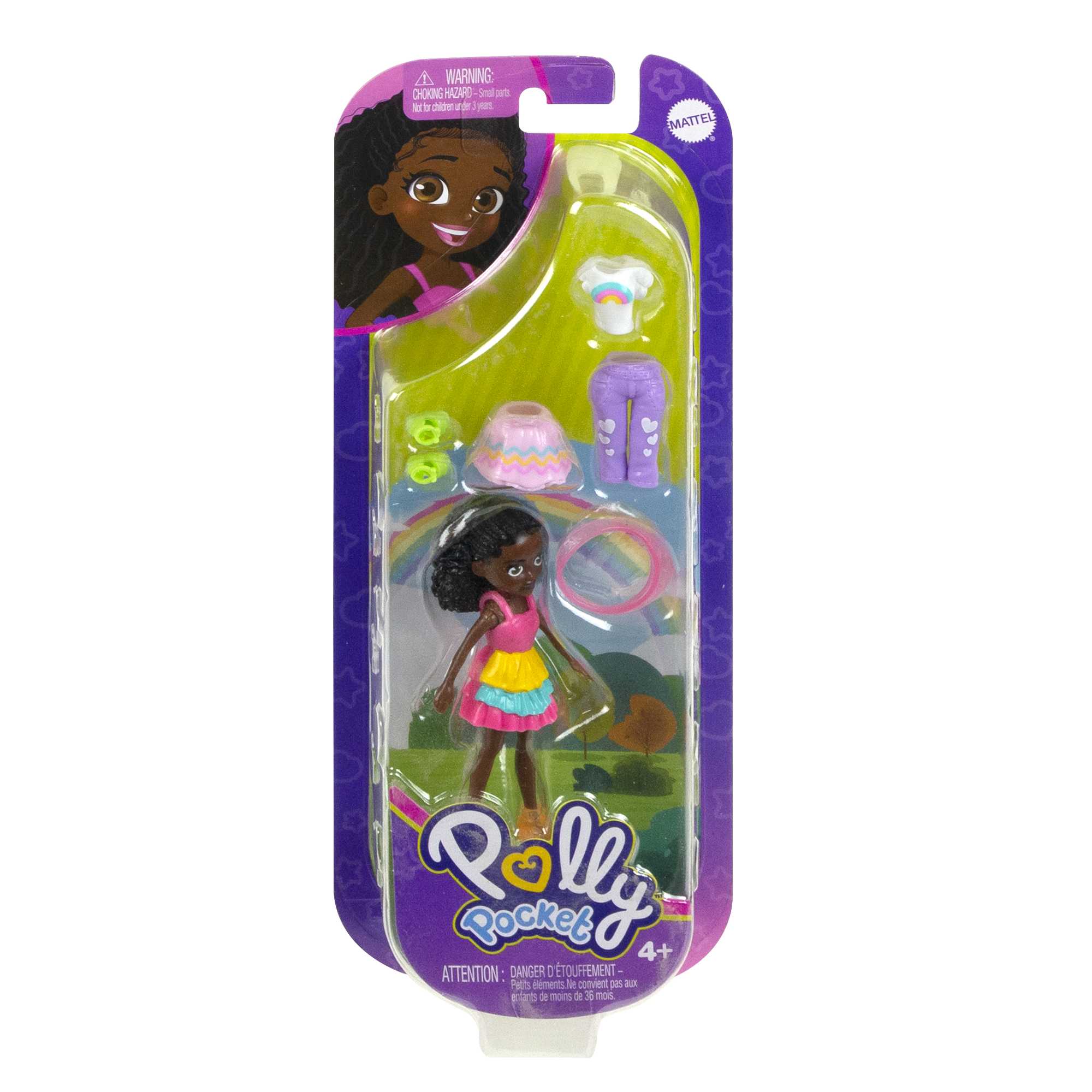 Polly Pocket Κούκλες Και Αξεσουάρ, Κούκλα Polly 7,6 Εκ. Με 5 Αξεσουάρ - Image 6