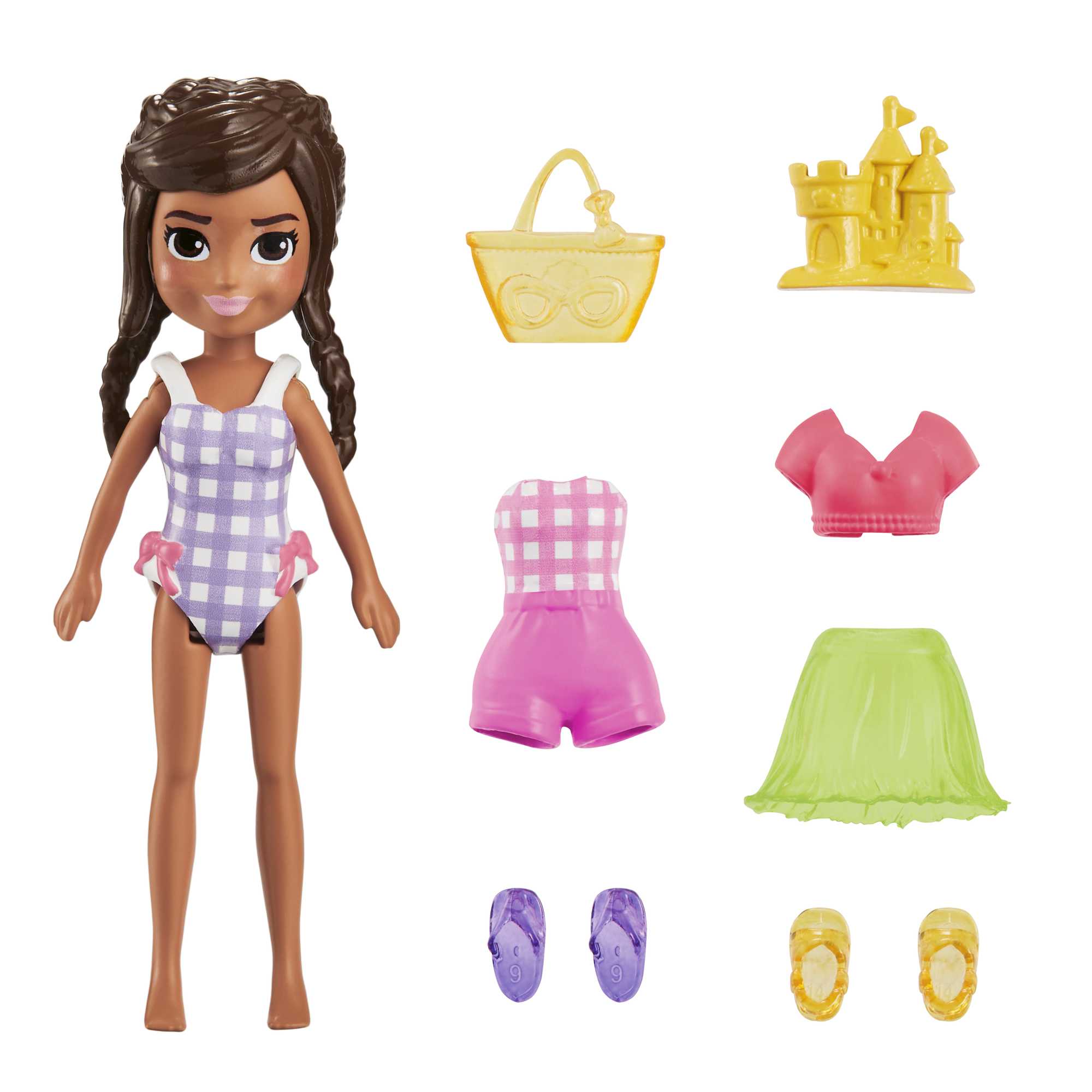 Polly Pocket Κούκλες Και Αξεσουάρ, Κούκλα Polly 7,6 Εκ. Με 5 Αξεσουάρ - Image 8