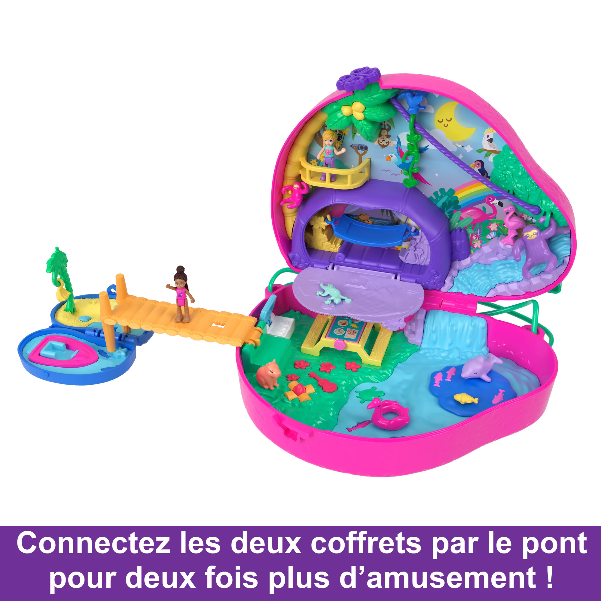 Polly Pocket - Sac Surprises Paresseux - Coffret Mini Figurines - 4 Ans Et + - Image 4