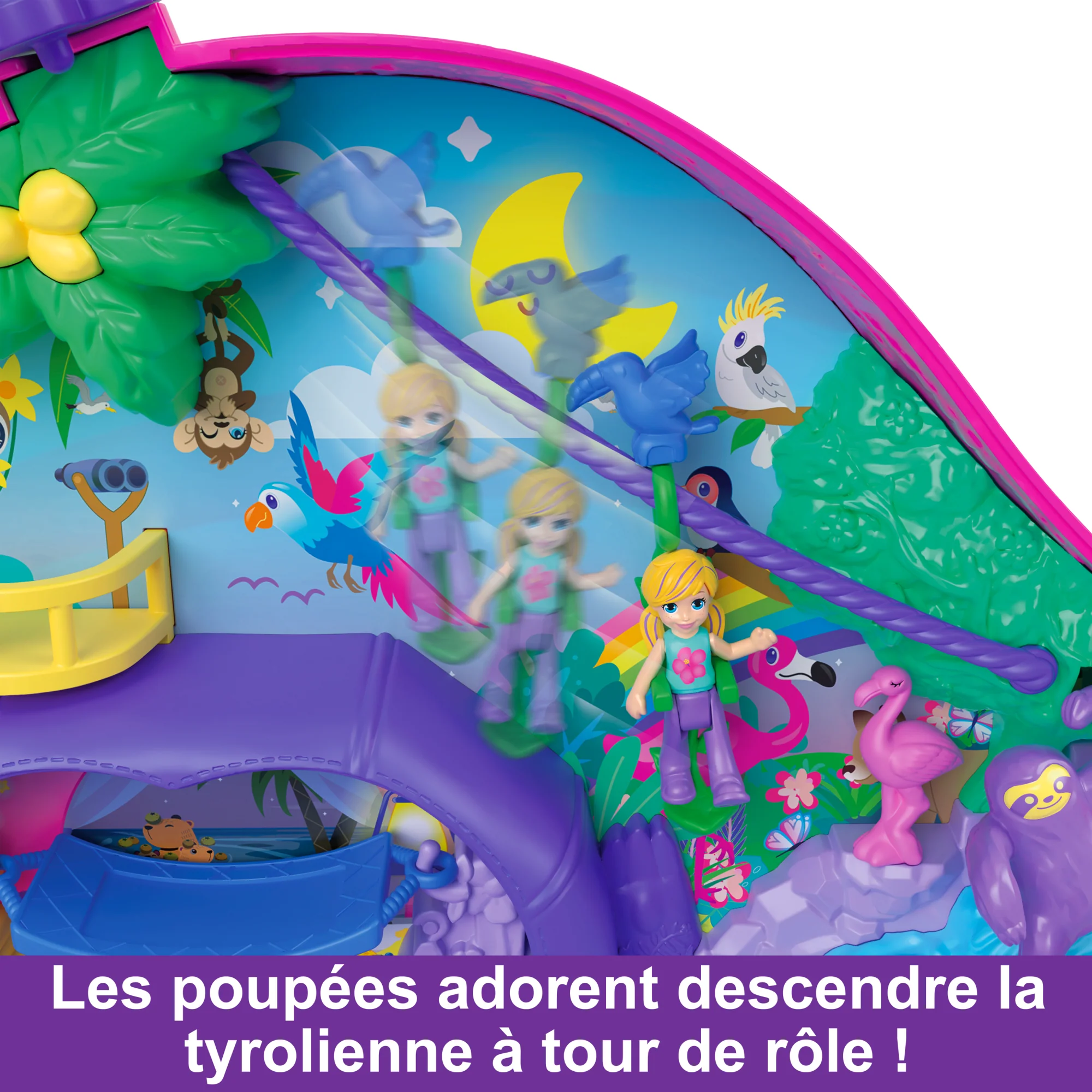 Polly Pocket - Sac Surprises Paresseux - Coffret Mini Figurines - 4 Ans Et + - Image 5