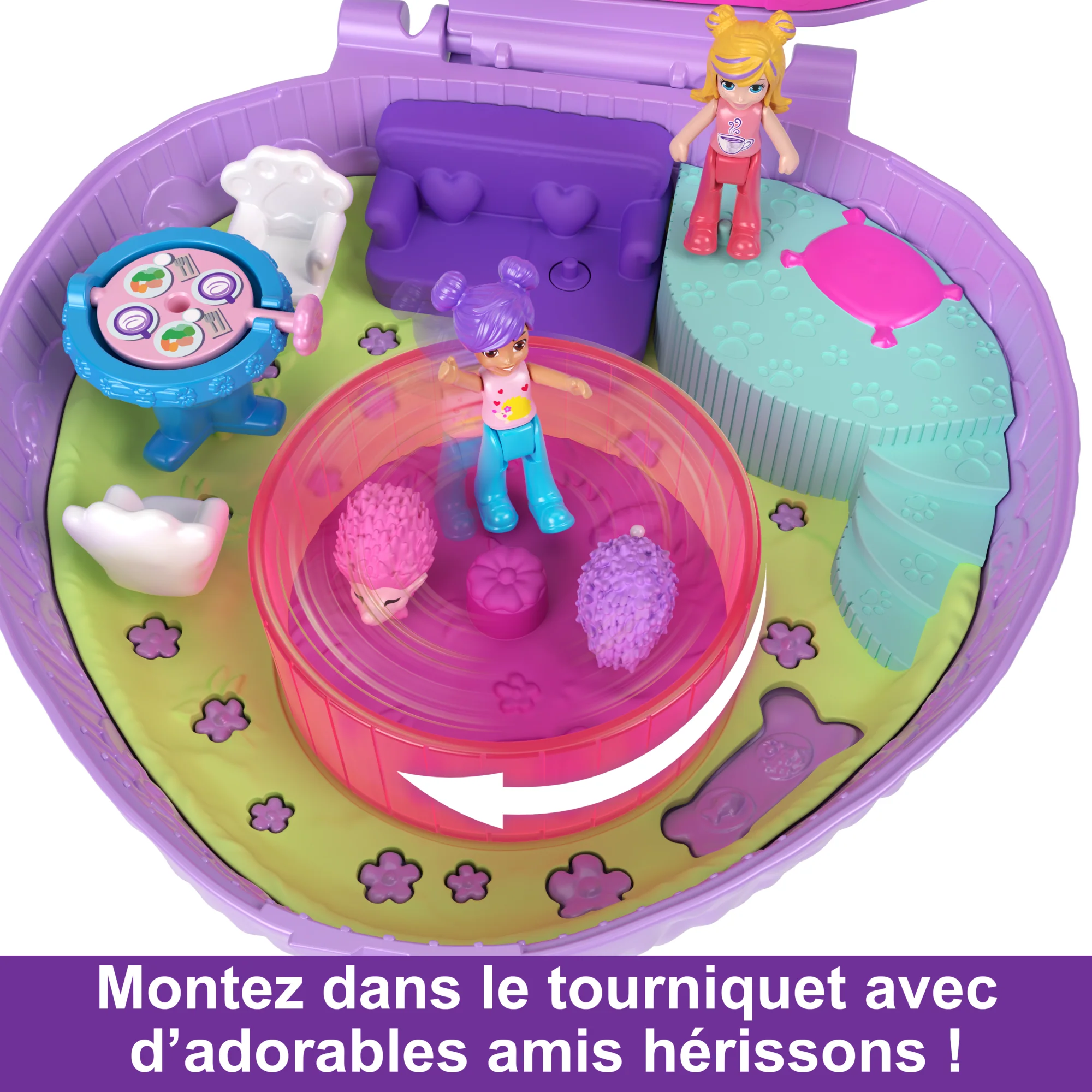 Polly Pocket - Coffret Café Du Hérisson - Coffret Mini Figurines - 4 Ans Et + - Image 4