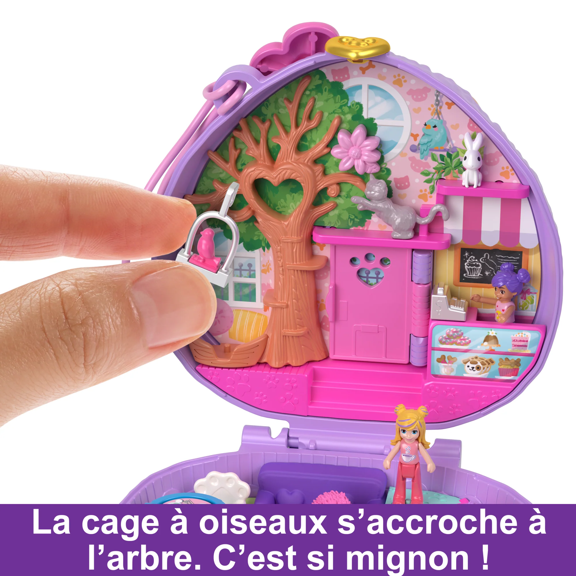 Polly Pocket - Coffret Café Du Hérisson - Coffret Mini Figurines - 4 Ans Et + - Image 5