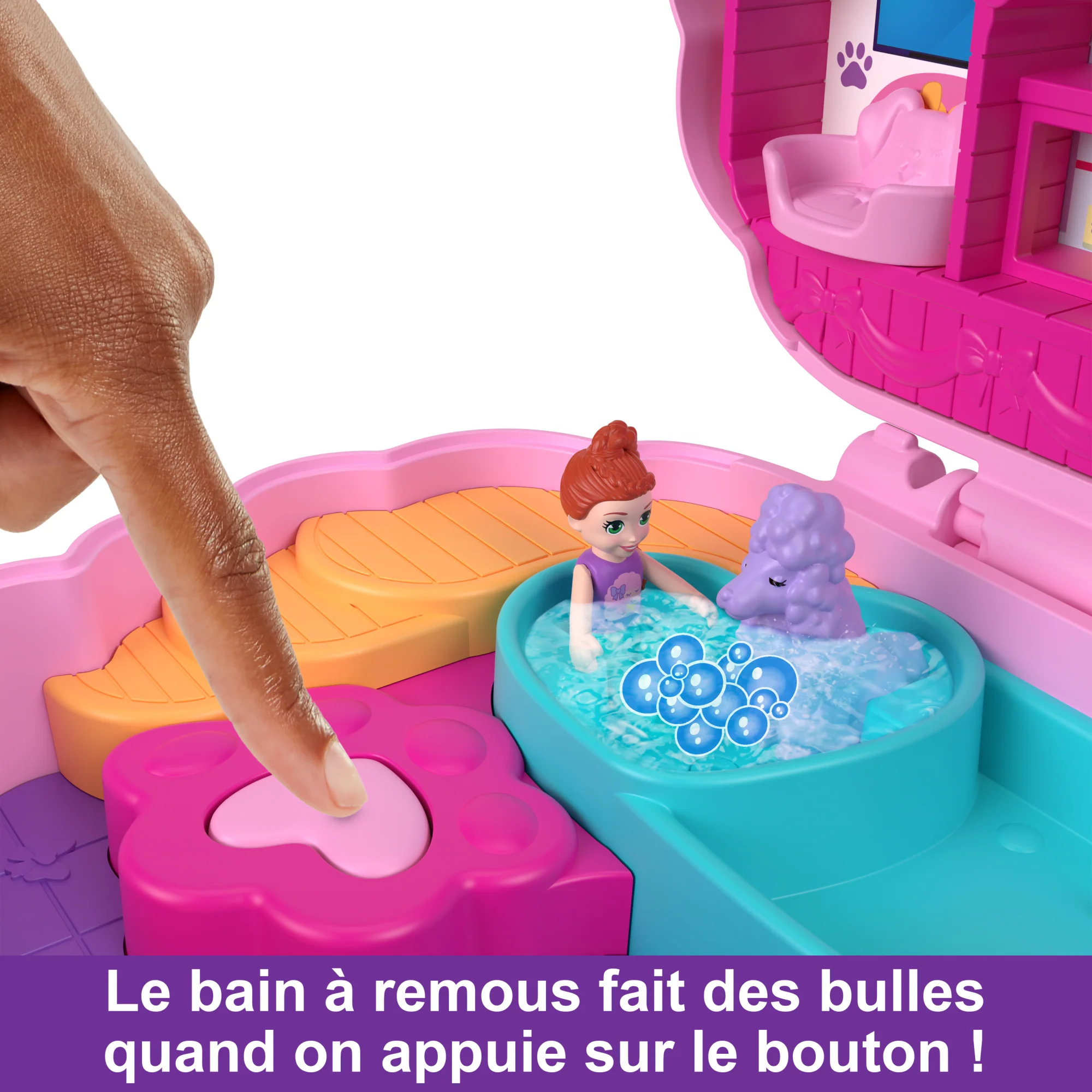 Polly Pocket - Coffret Caniche Au Spa - Mini Figurines - 4 Ans Et + - Image 3