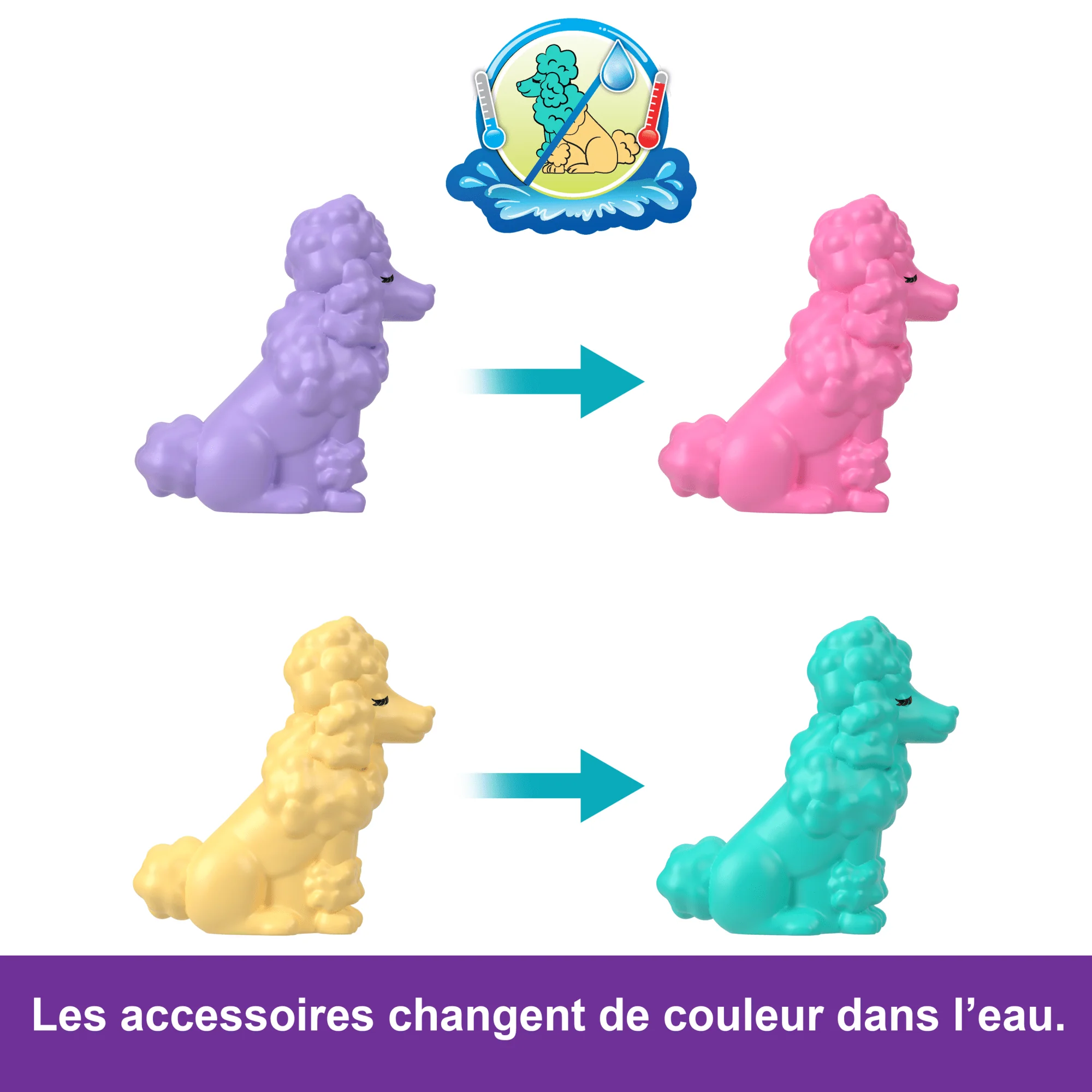 Polly Pocket - Coffret Caniche Au Spa - Mini Figurines - 4 Ans Et + - Image 4