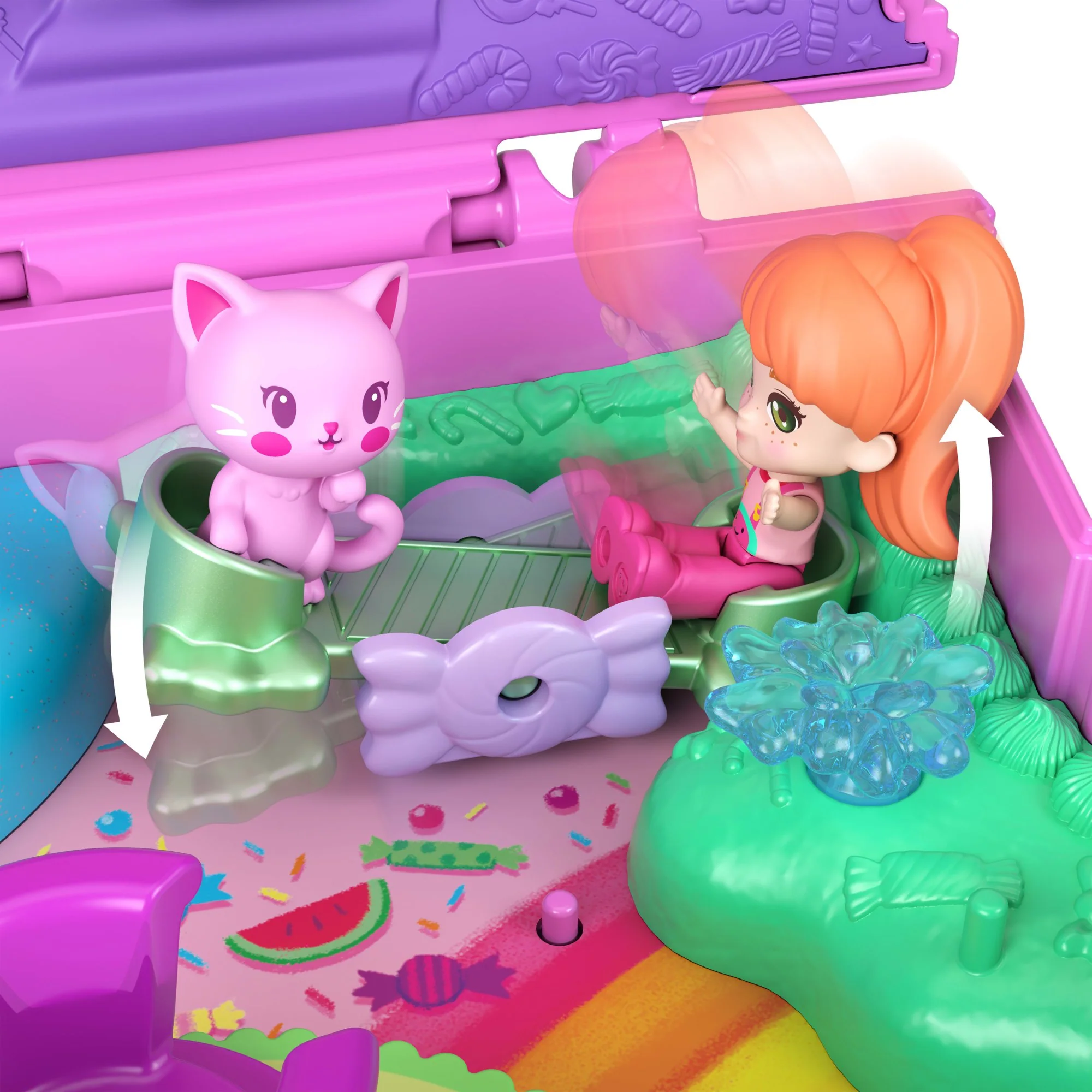 Polly Pocket-Coffret Chaton Pastèque-Jouet De Voyage - Image 2