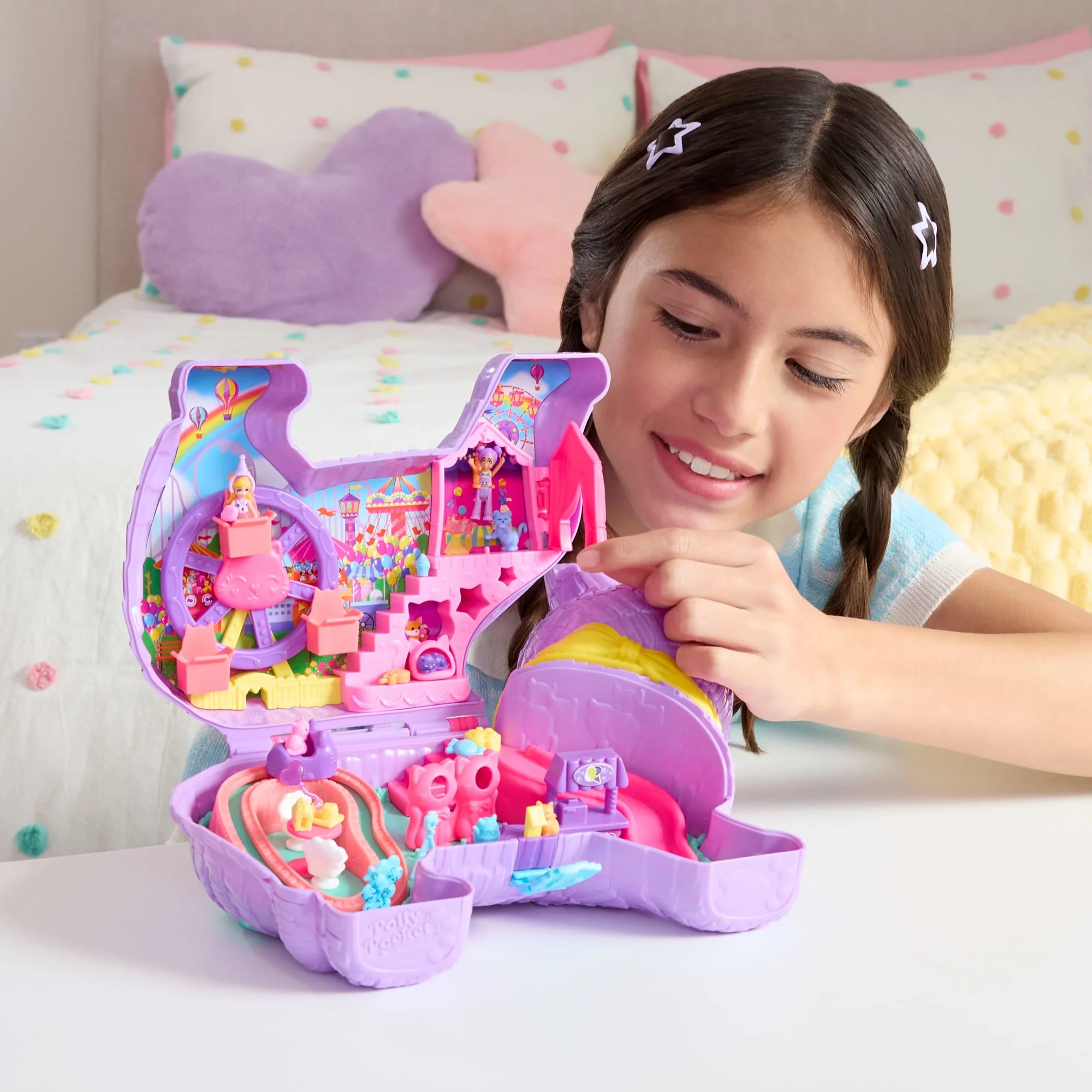 Polly Pocket-Coffret Fête Du Chaton-Avec Mini-Figurines Et Accessoires - Image 2