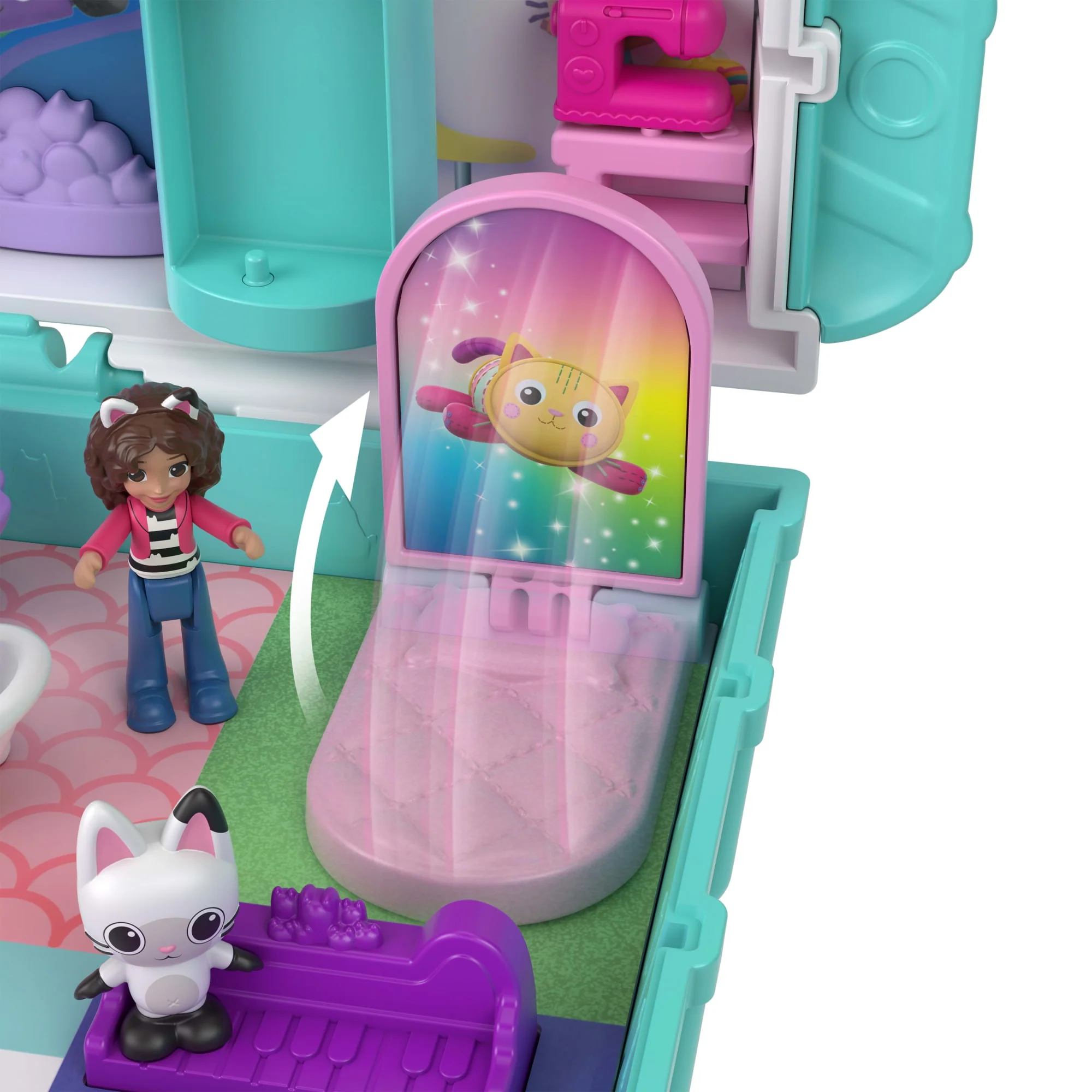 Polly Pocket-Coffret Gabby Et La Maison Magique-9 Accessoires - Image 3