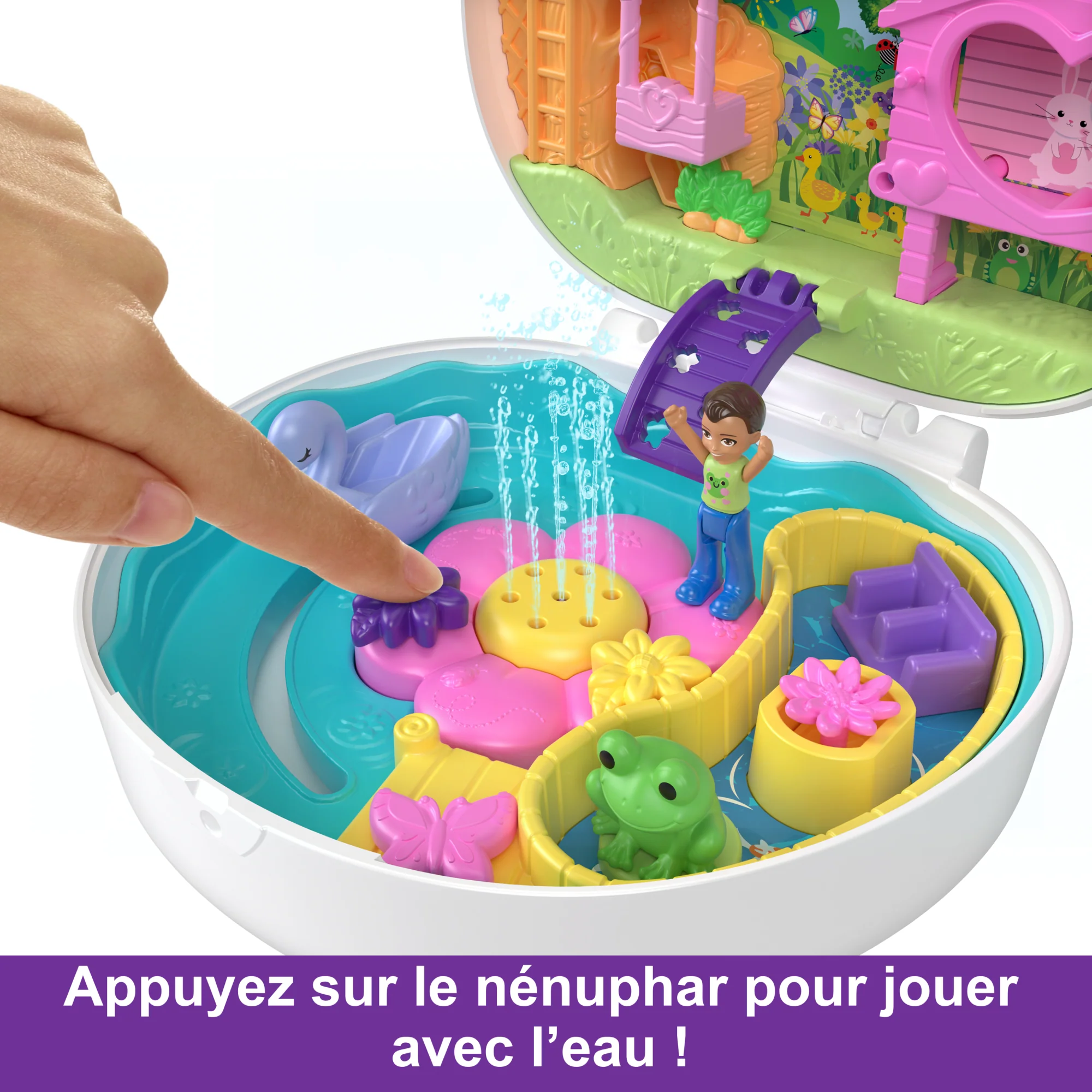 Polly Pocket - Coffret Jardin Lapin - Coffret Mini Figurines - 4 Ans Et + - Image 3