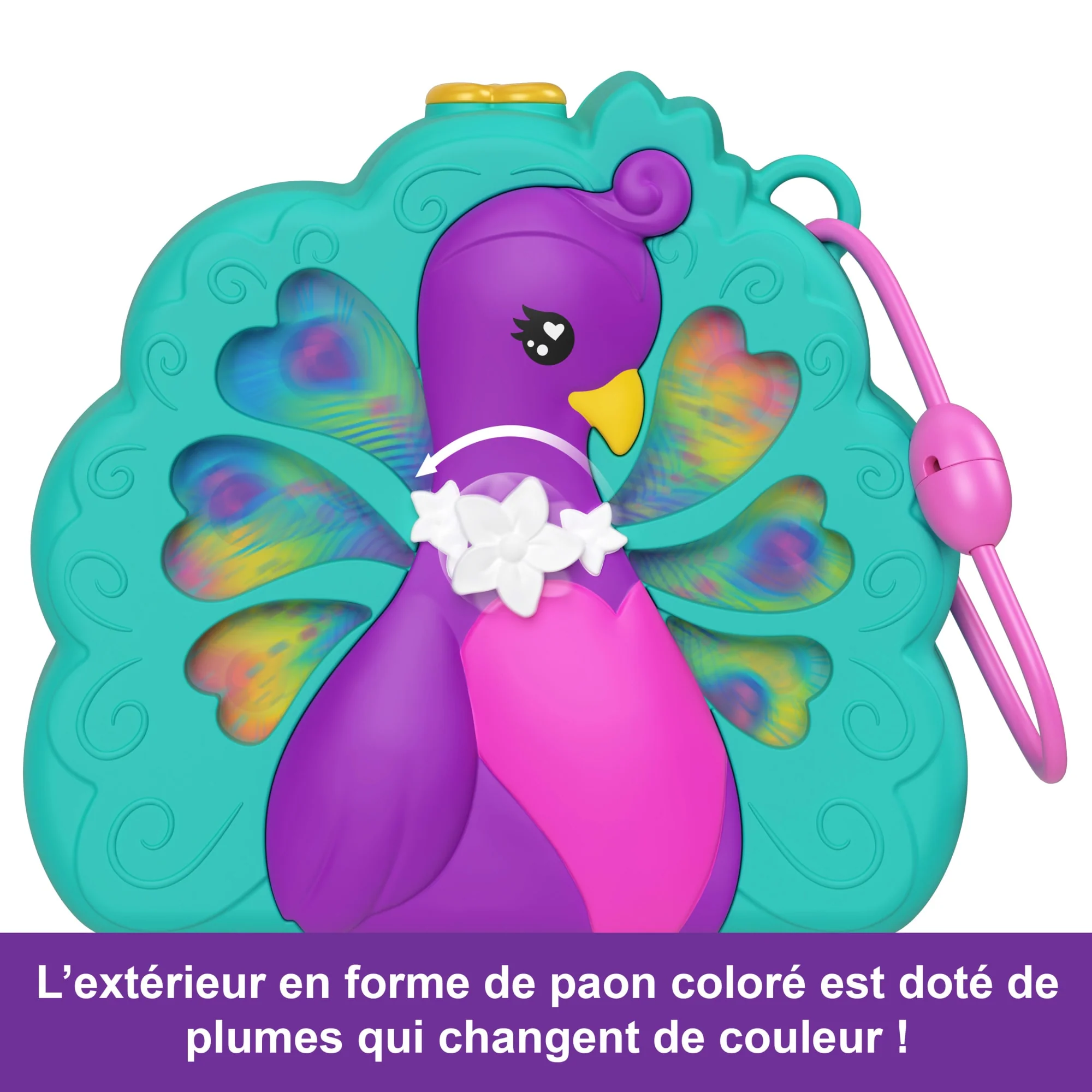 Polly Pocket-Le Jardin Du Paon-Coffret 2 Mini-Figurines Et Animaux - Image 3