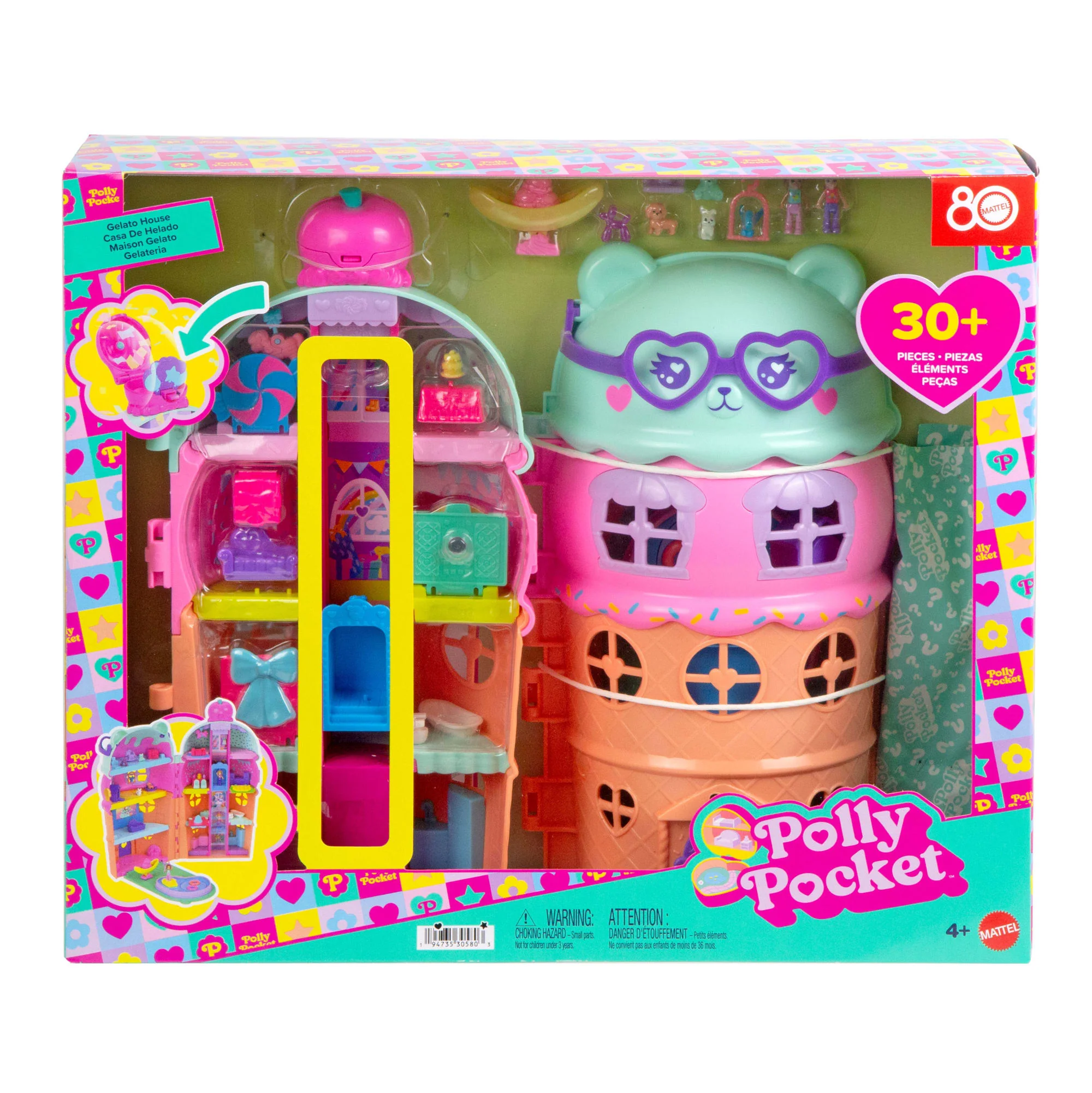 Polly Pocket-Coffret Maison Cornet De Glace-Avec Figurines - Image 6