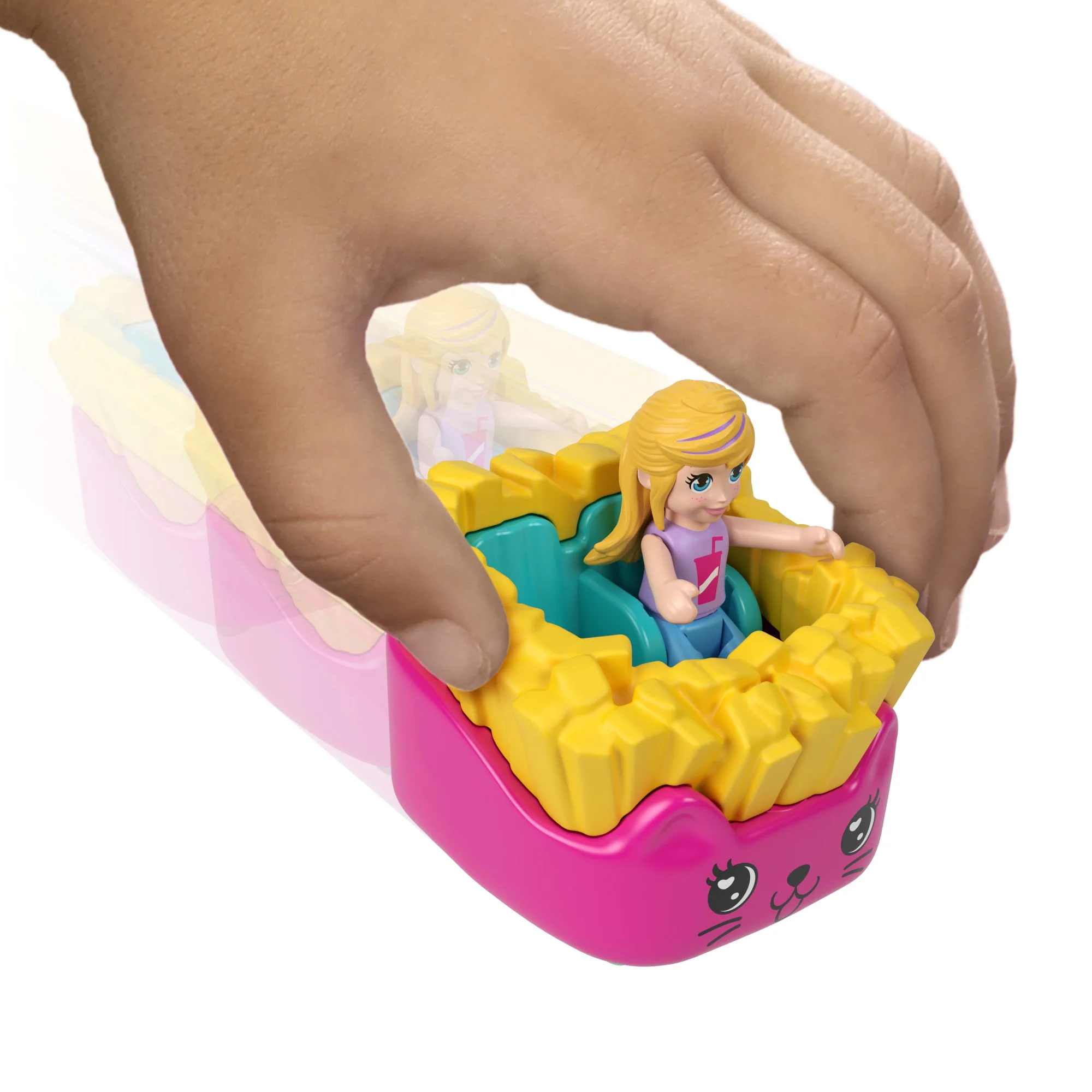 Polly Pocket–Coffret Multifacettes-Voitures Et Mini-Figurines - Image 3