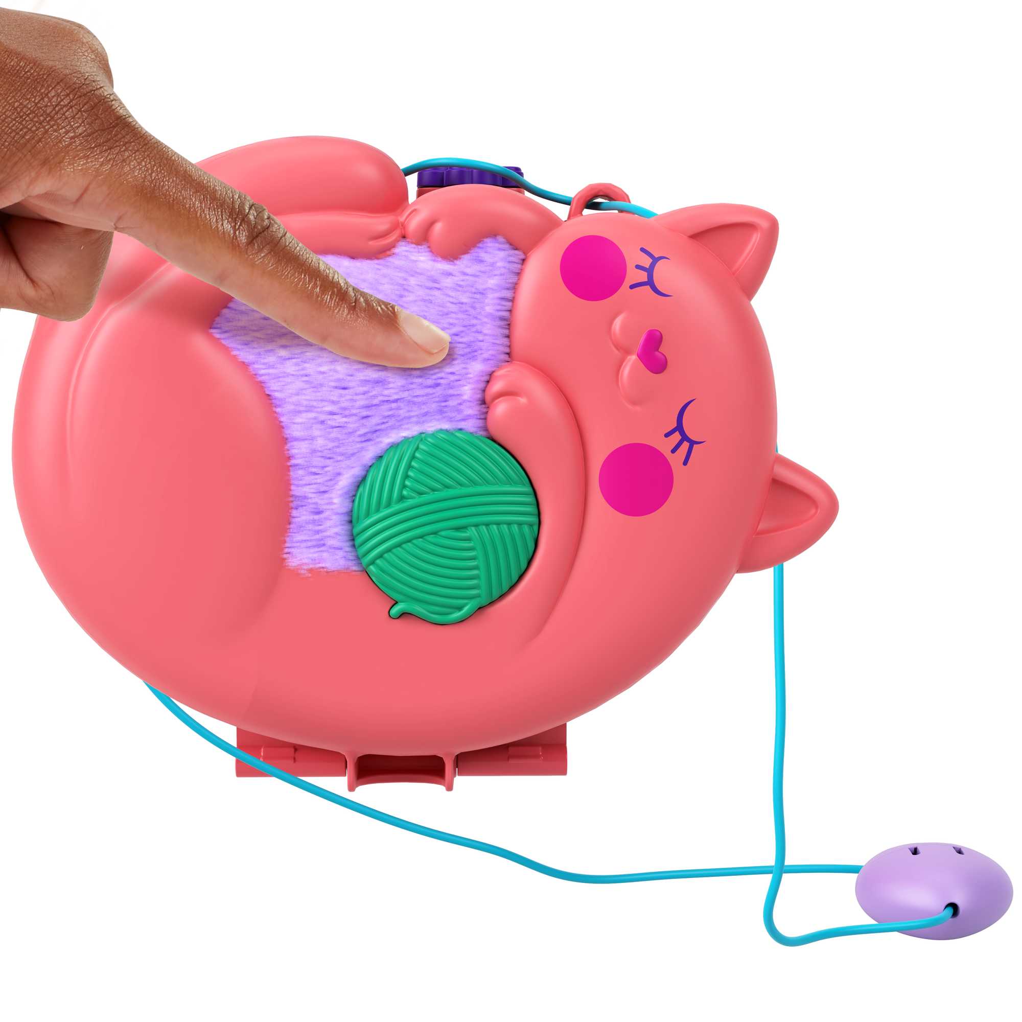Polly Pocket - Coffret Sac Chat Câlin - Coffret Mini Figurine - 4 Ans Et + - Image 4