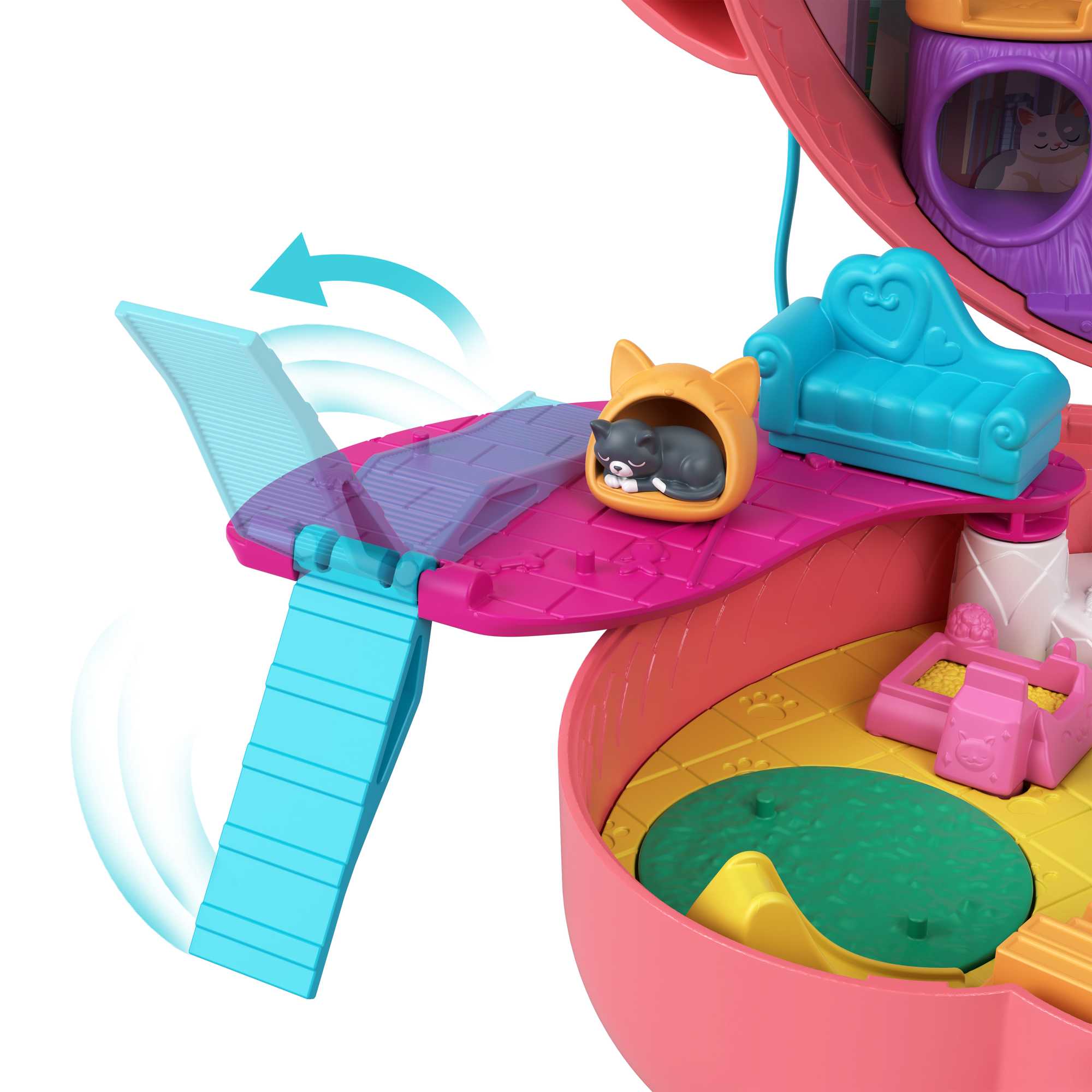 Polly Pocket - Coffret Sac Chat Câlin - Coffret Mini Figurine - 4 Ans Et + - Image 5