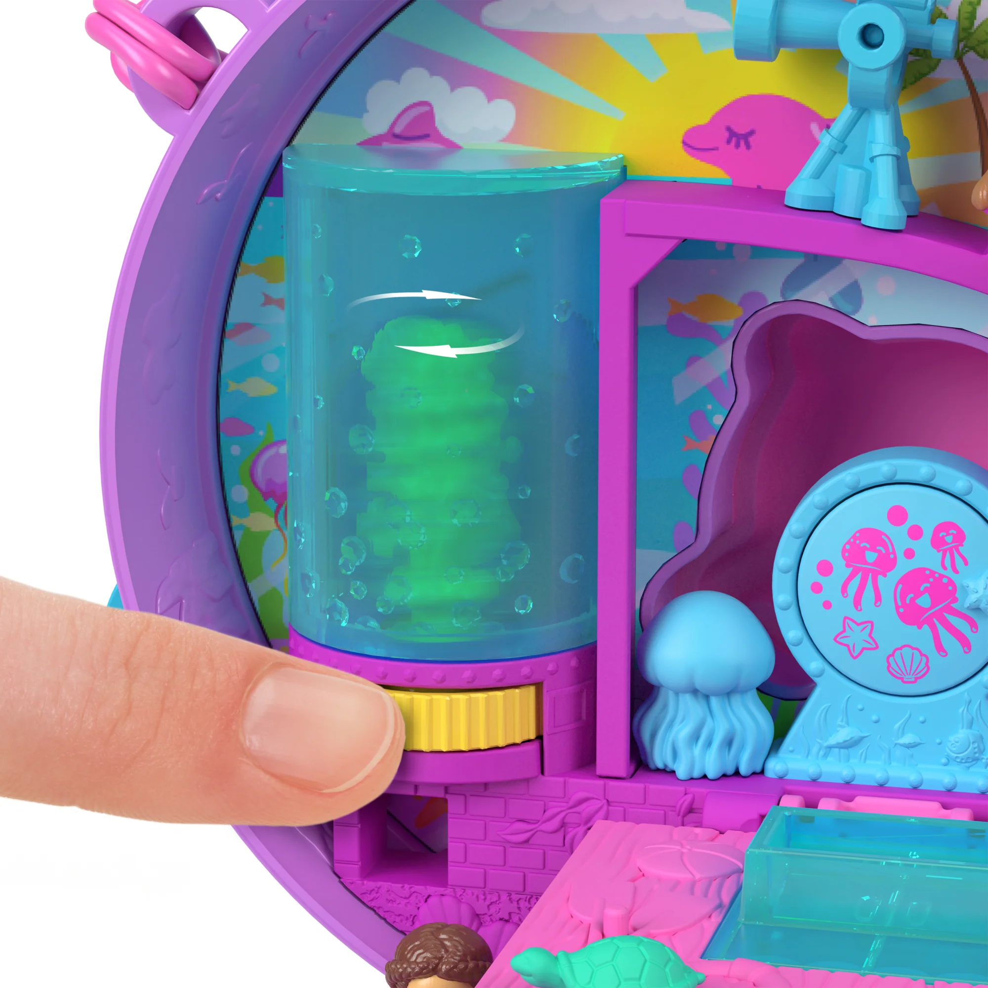 Polly Pocket-Sauvetage Du Dauphin-Coffret 2 Mini-Figurines Et Animaux - Image 4