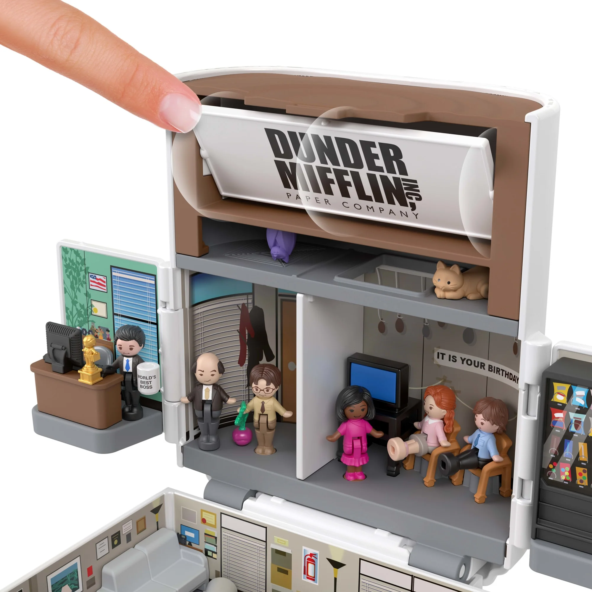 Polly Pocket-The Office-Coffret 6 Mini-Figurines Et 9 Accessoires - Image 5
