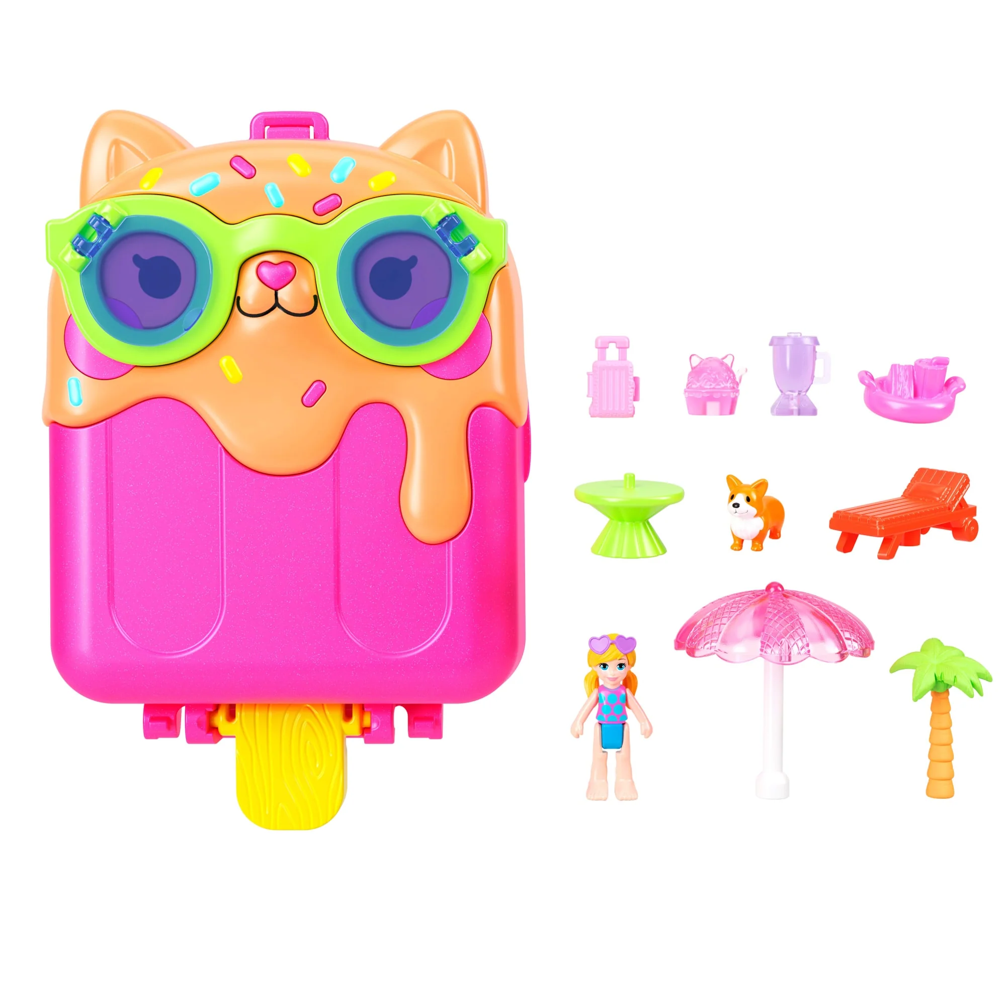 Polly Pocket - Coffret Sorbet du Chaton - mini-figurine et chaton - Image 5