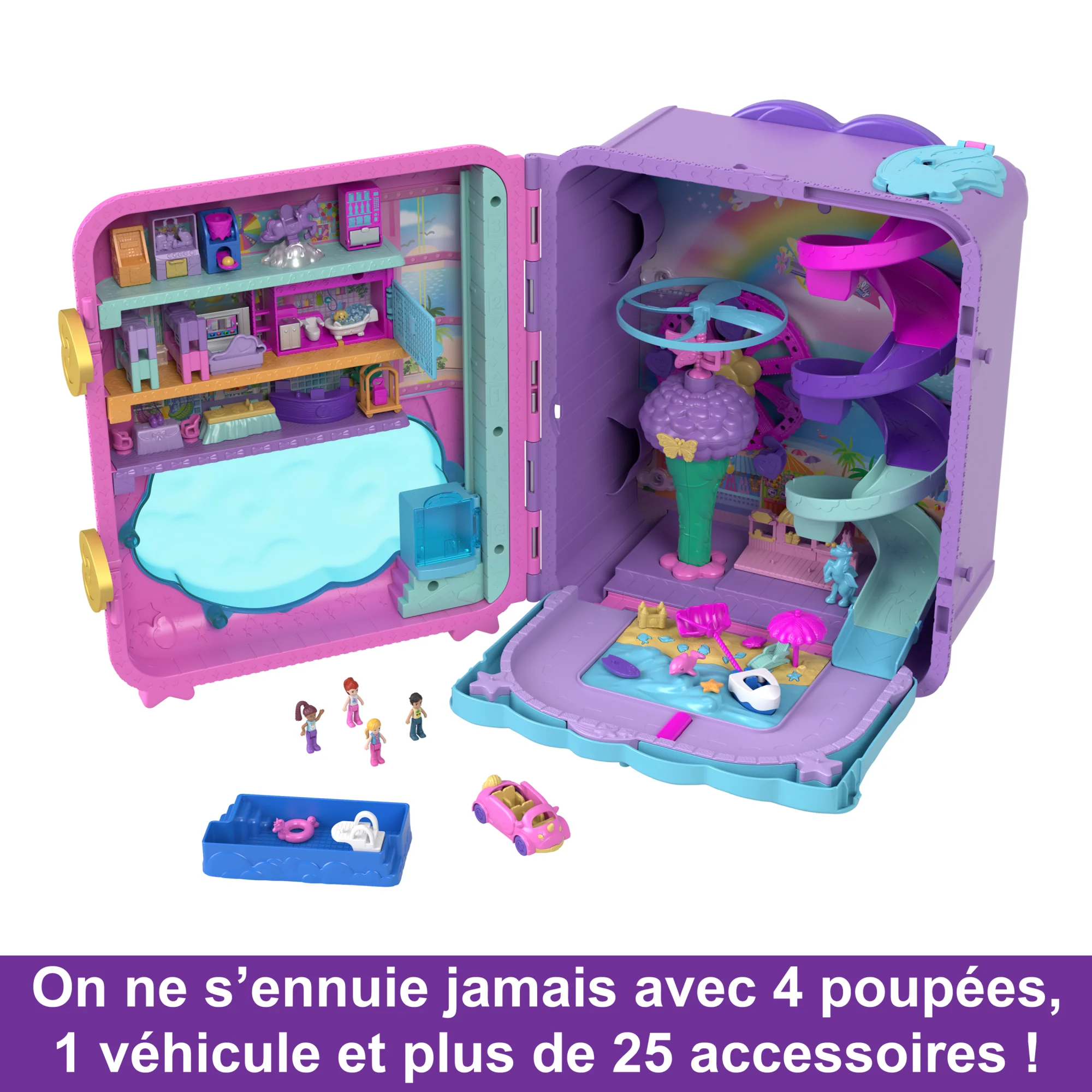 Polly Pocket-Coffret Valise Polly Pocket Pollyville - Image 4