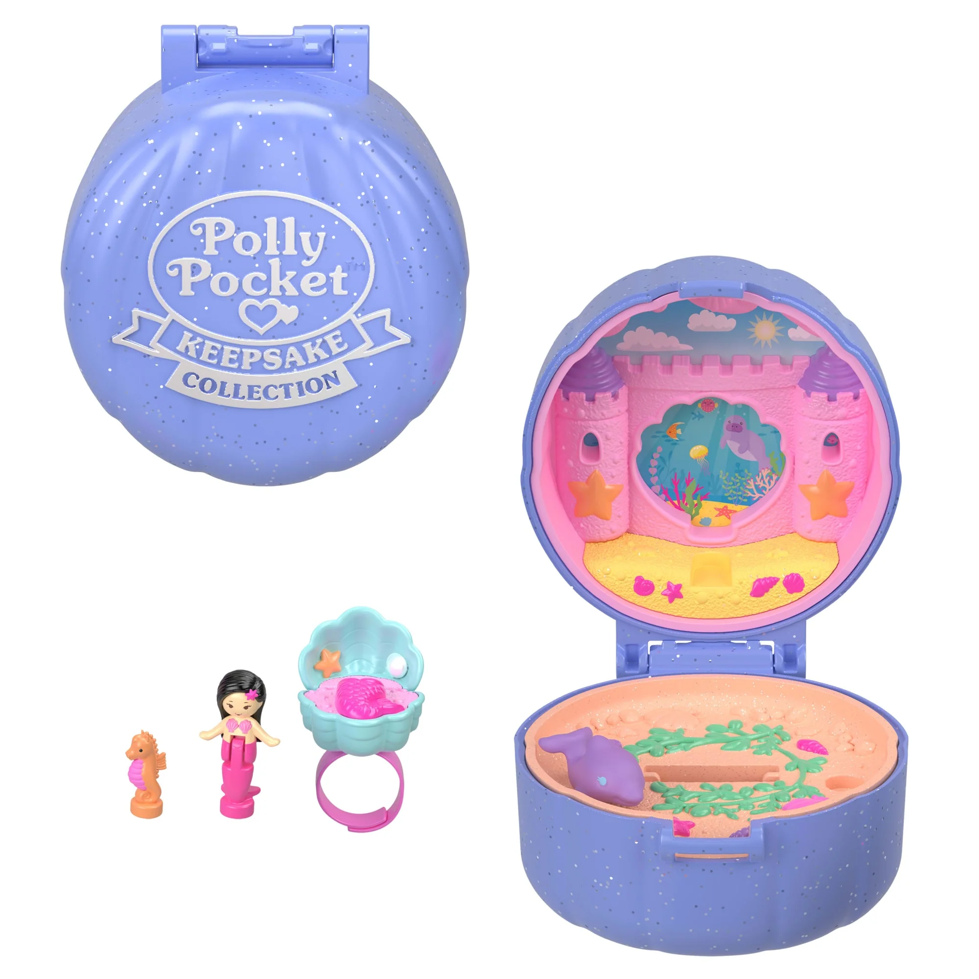 Polly Pocket Collector, Nostaljik Yüzük Kutusu Serisi, Mikro Bebek Ve Mikro Oyun Seti, Hatıra Koleksiyonu Mücevher Kutusu - Image 6