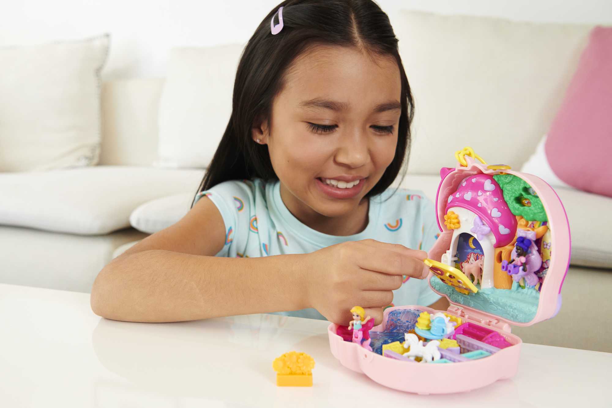 Polly Pocket Foresta Dell'Unicorno Cofanetto - Image 2