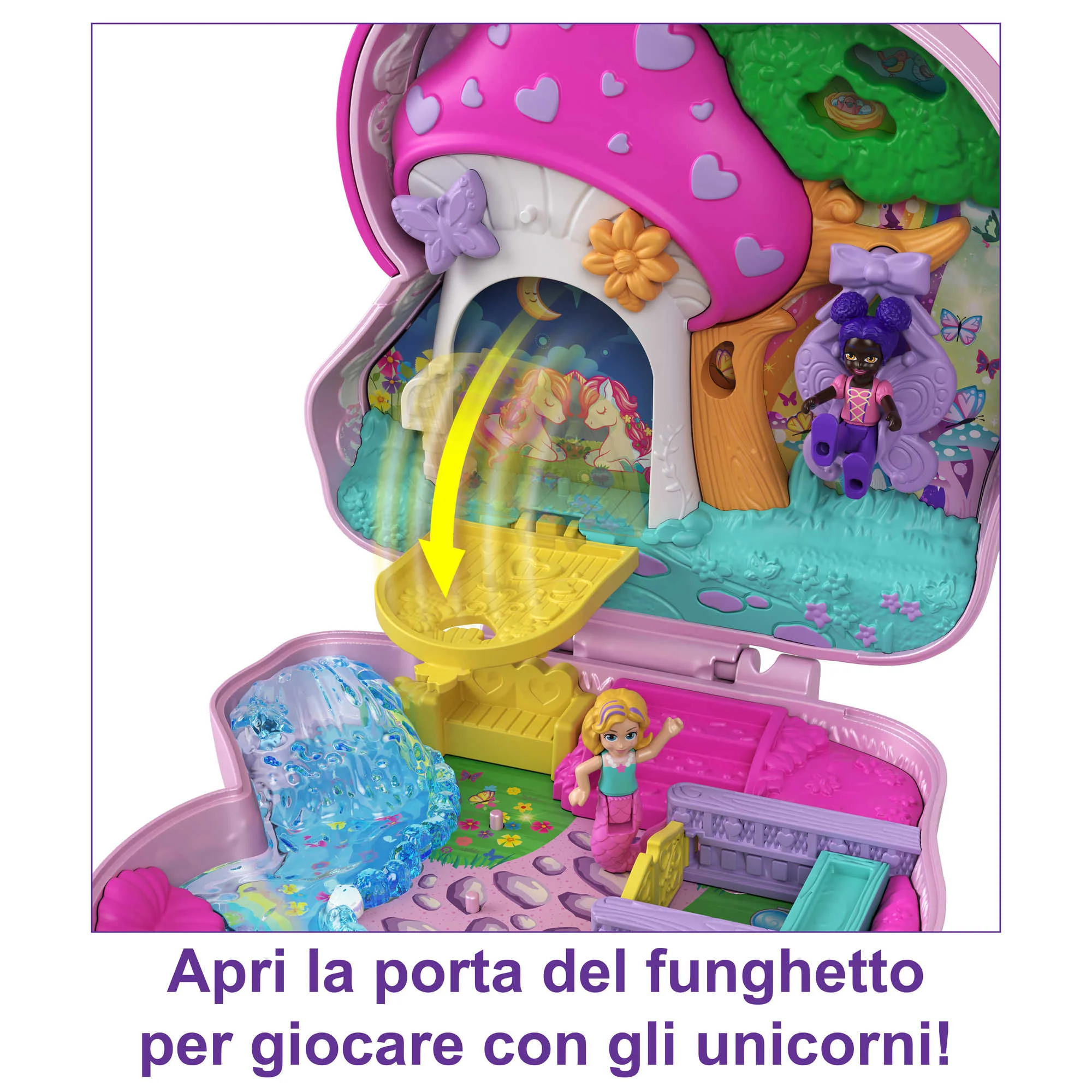 Polly Pocket Foresta Dell'Unicorno Cofanetto - Image 4