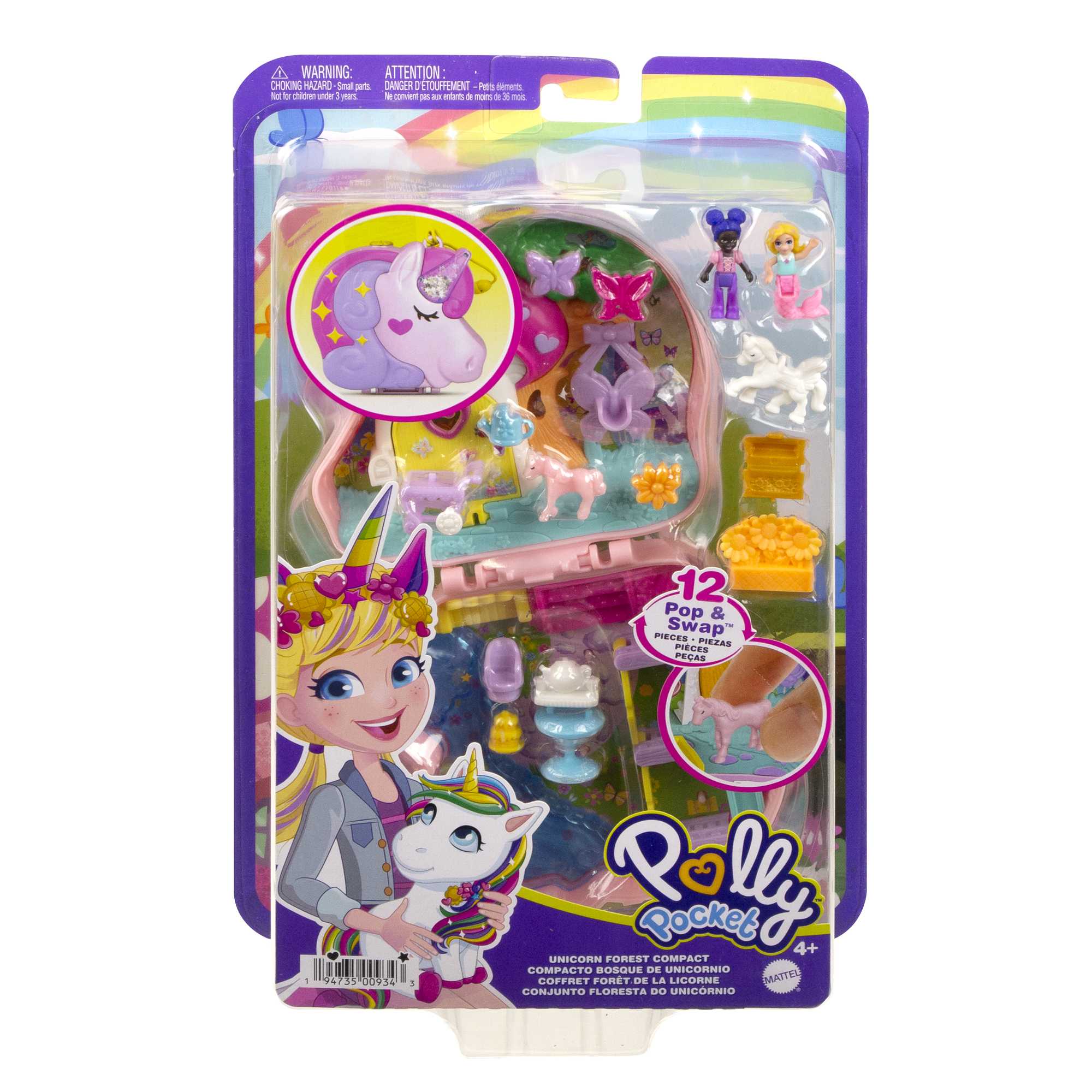 Polly Pocket Foresta Dell'Unicorno Cofanetto - Image 6