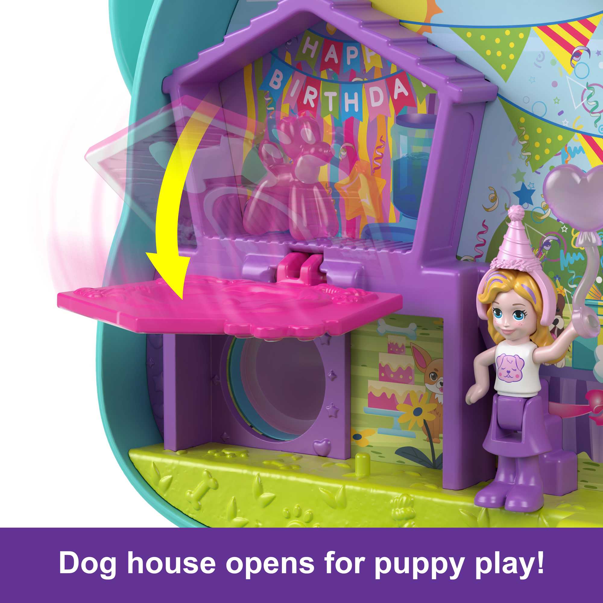 Polly Pocket Doggy Birthday Bash Compact - Image 4